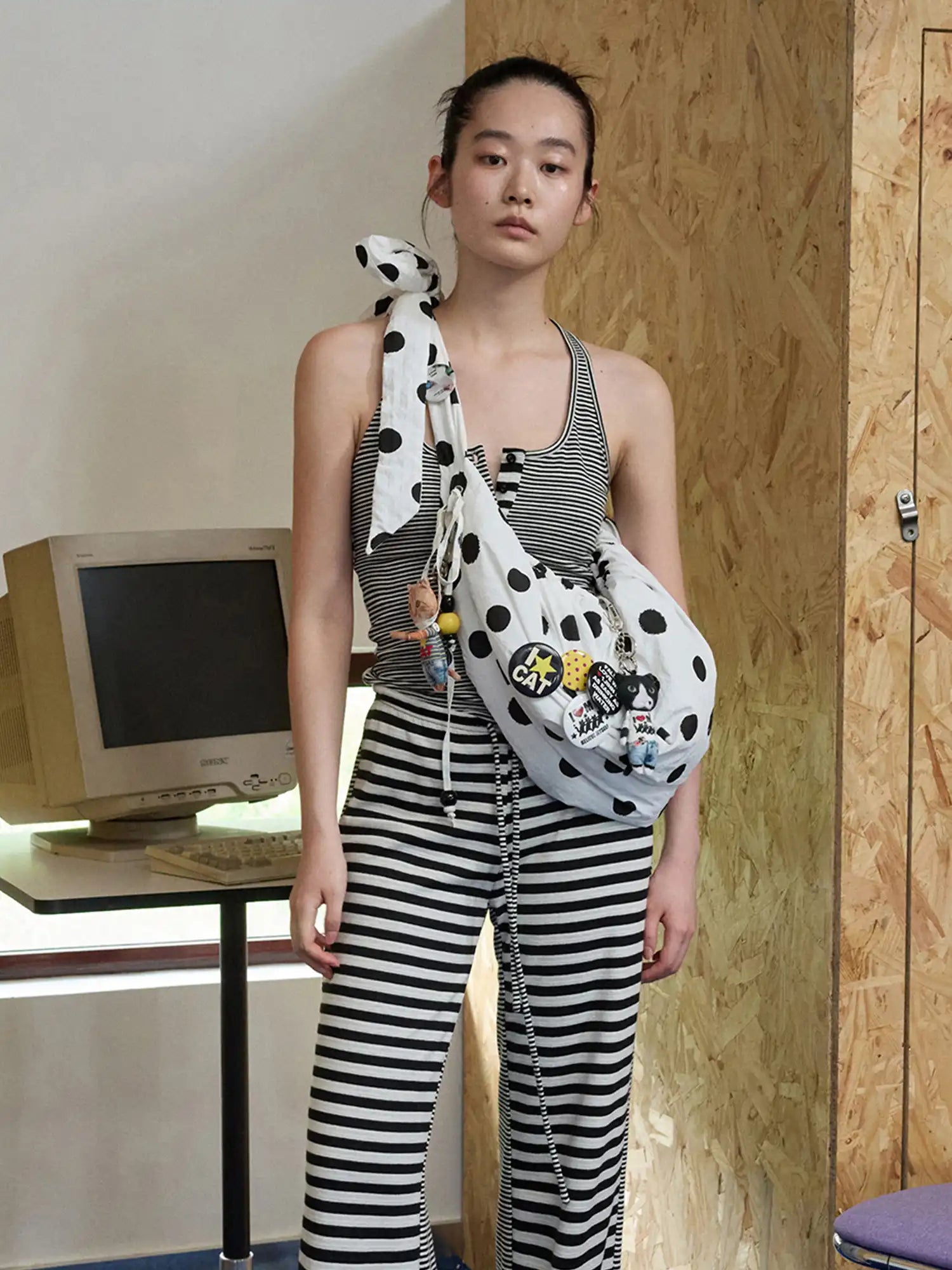 Wendbarer Streifen-Tanktop