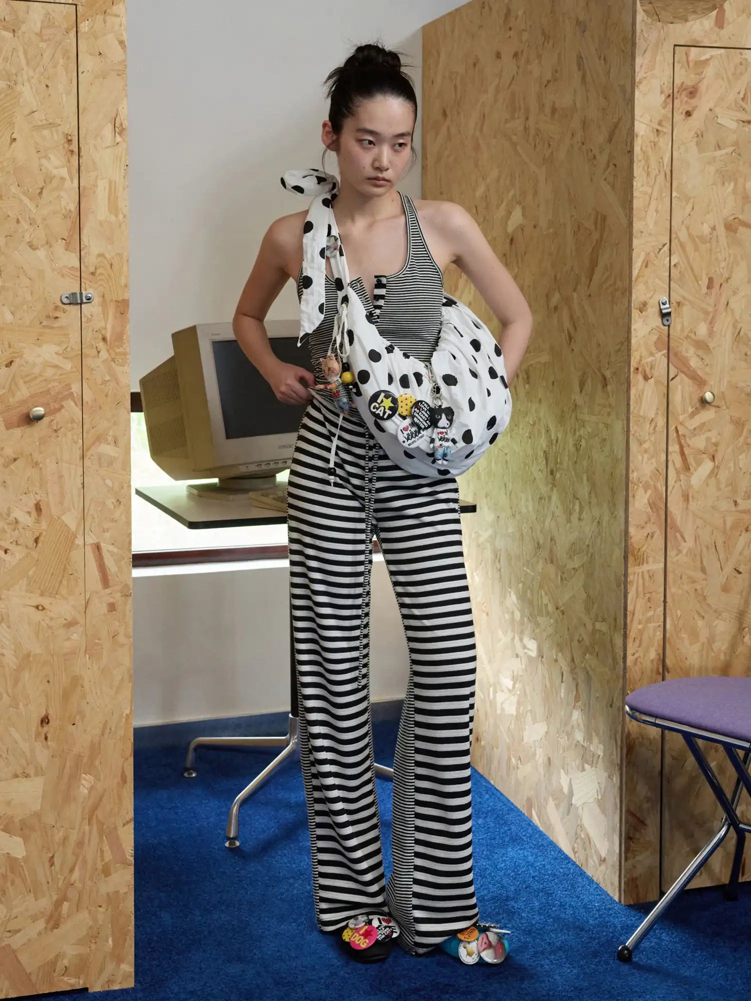 Wendbarer Streifen-Tanktop