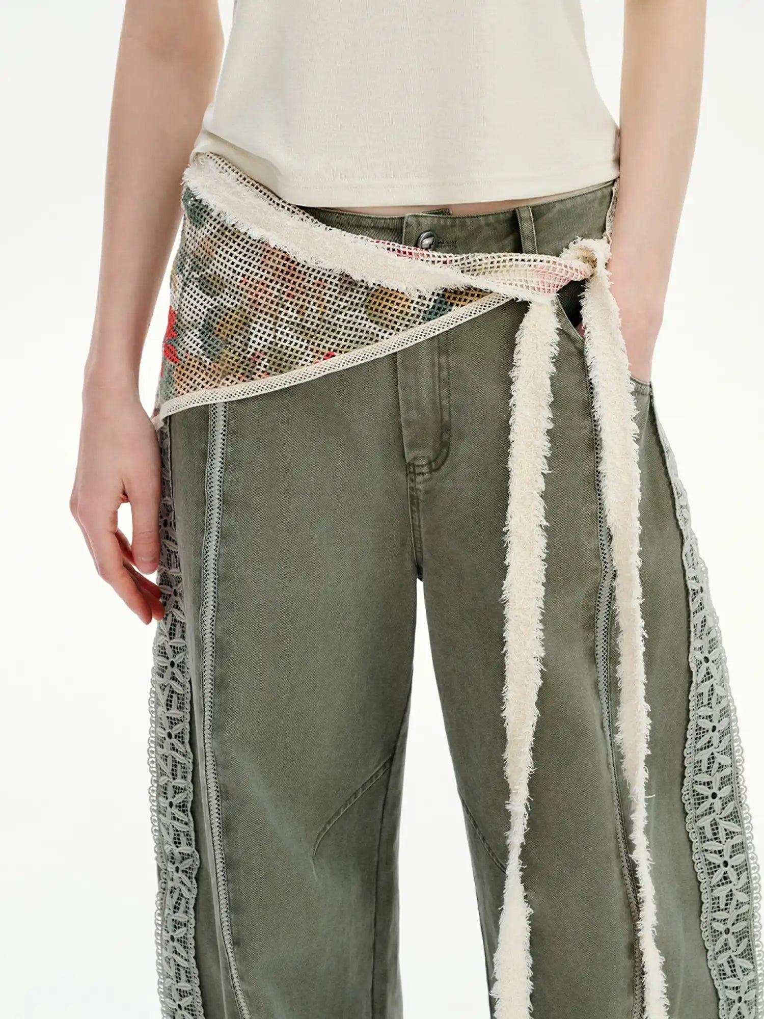 Outtheblue Boho Nomadic Printed Triangle Bandana Belt | Canton Collective