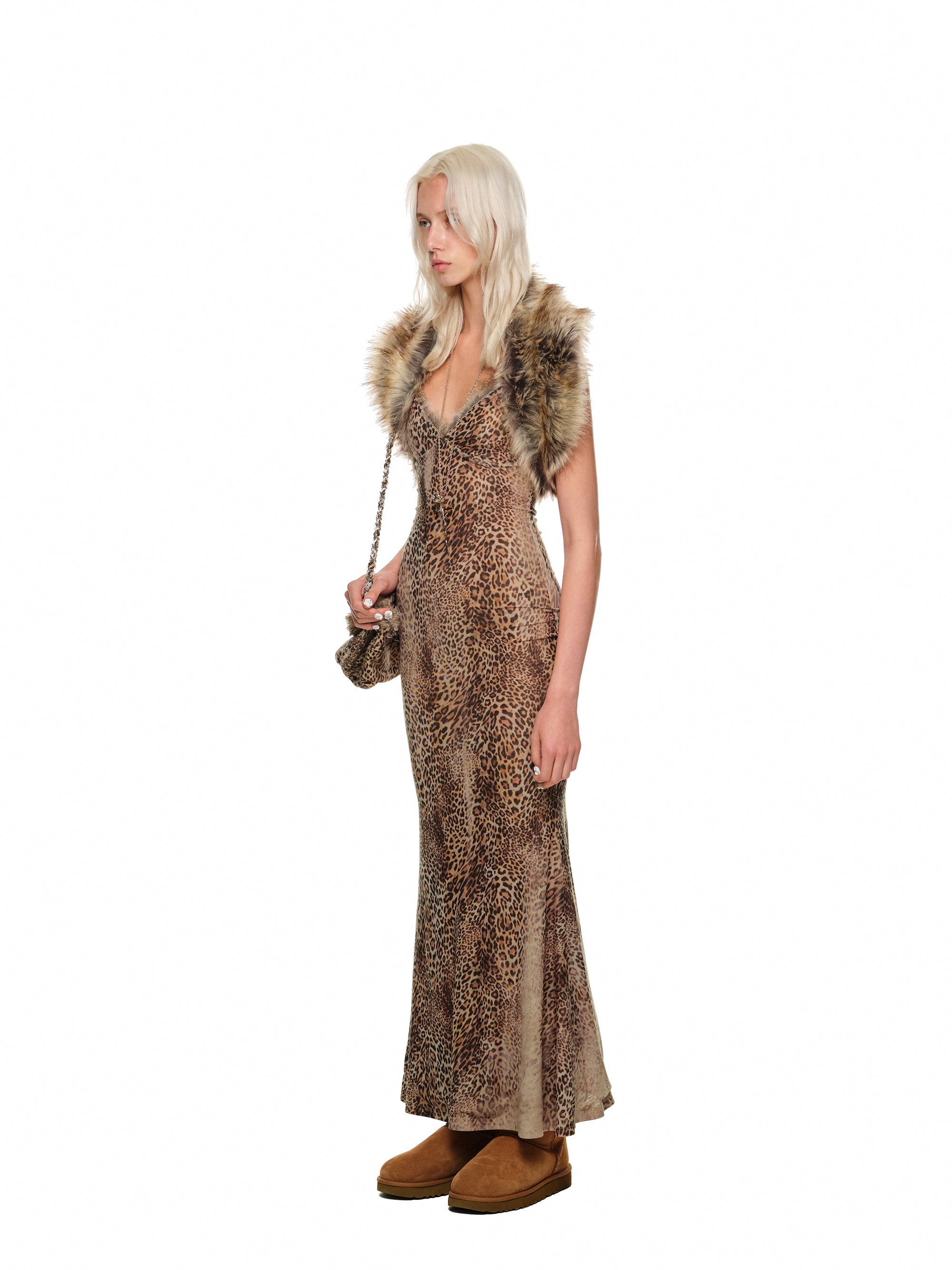 Leopard Line Dress