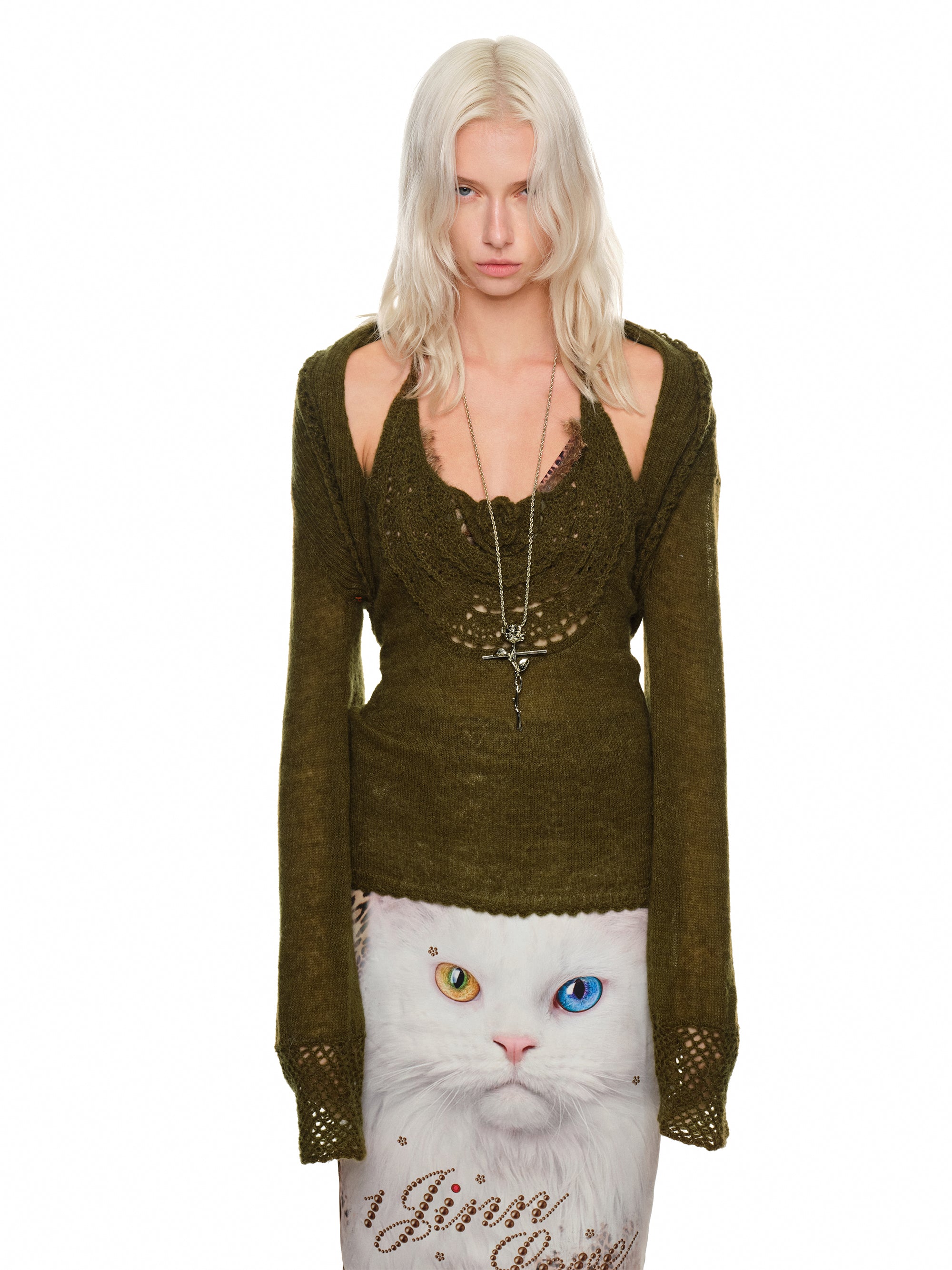 Hand-Crocheted Cardigan