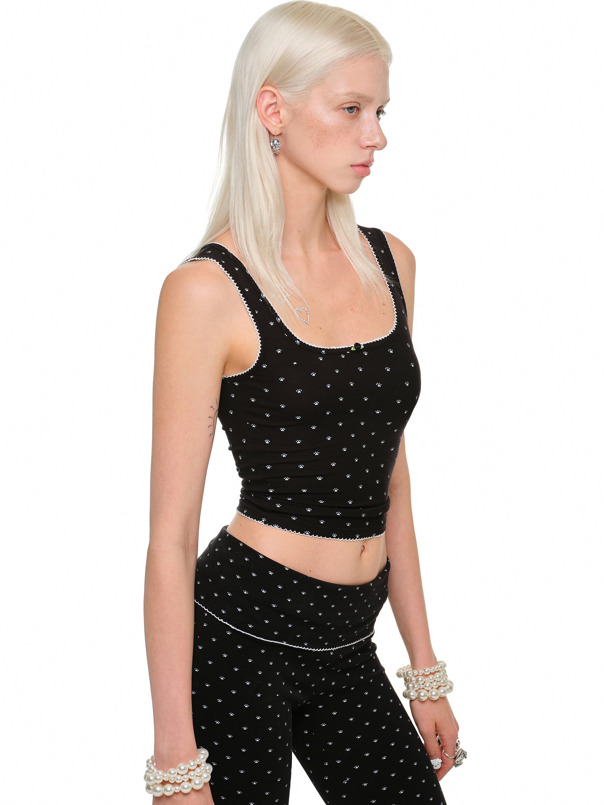 Dot Dot Meow Tank Top