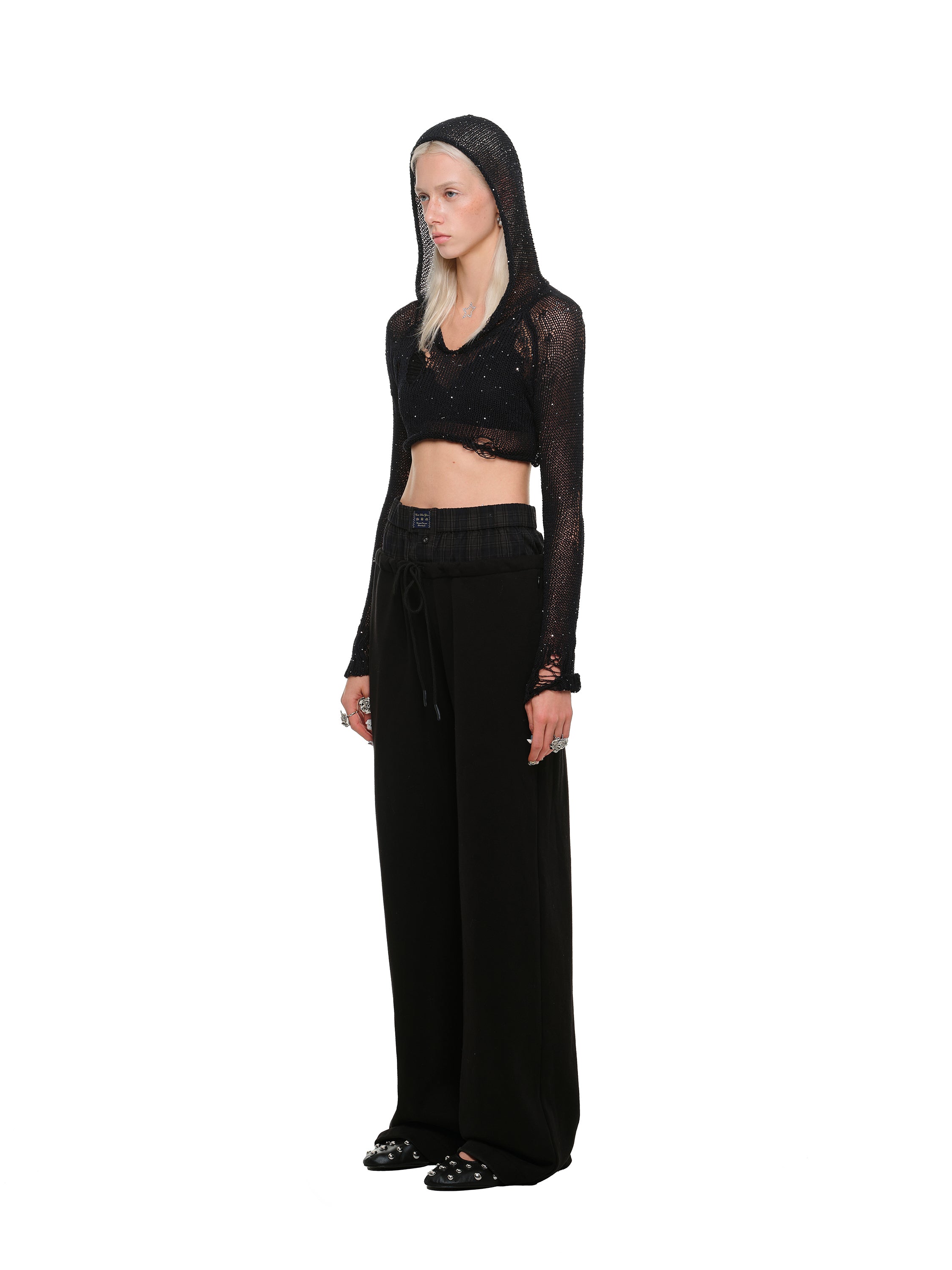 Layered Detail Casual Sweatpants