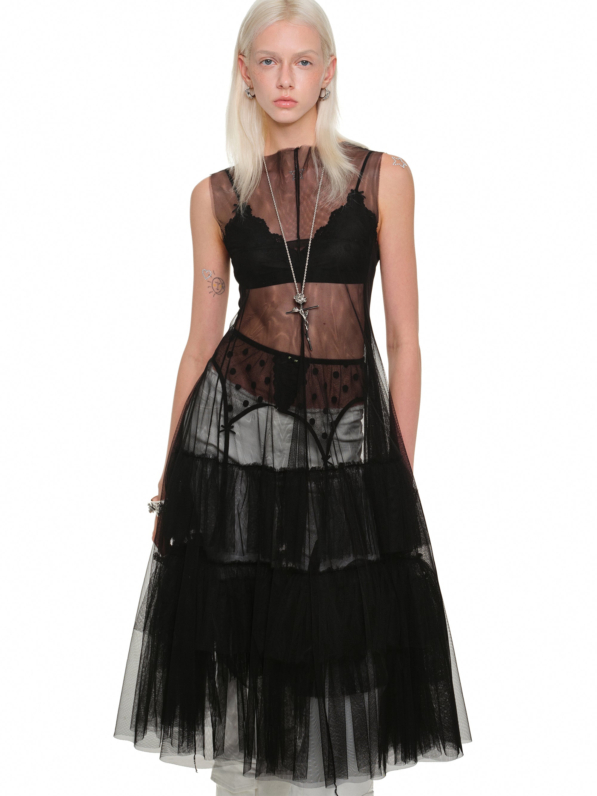 Layer Up Mesh Dress