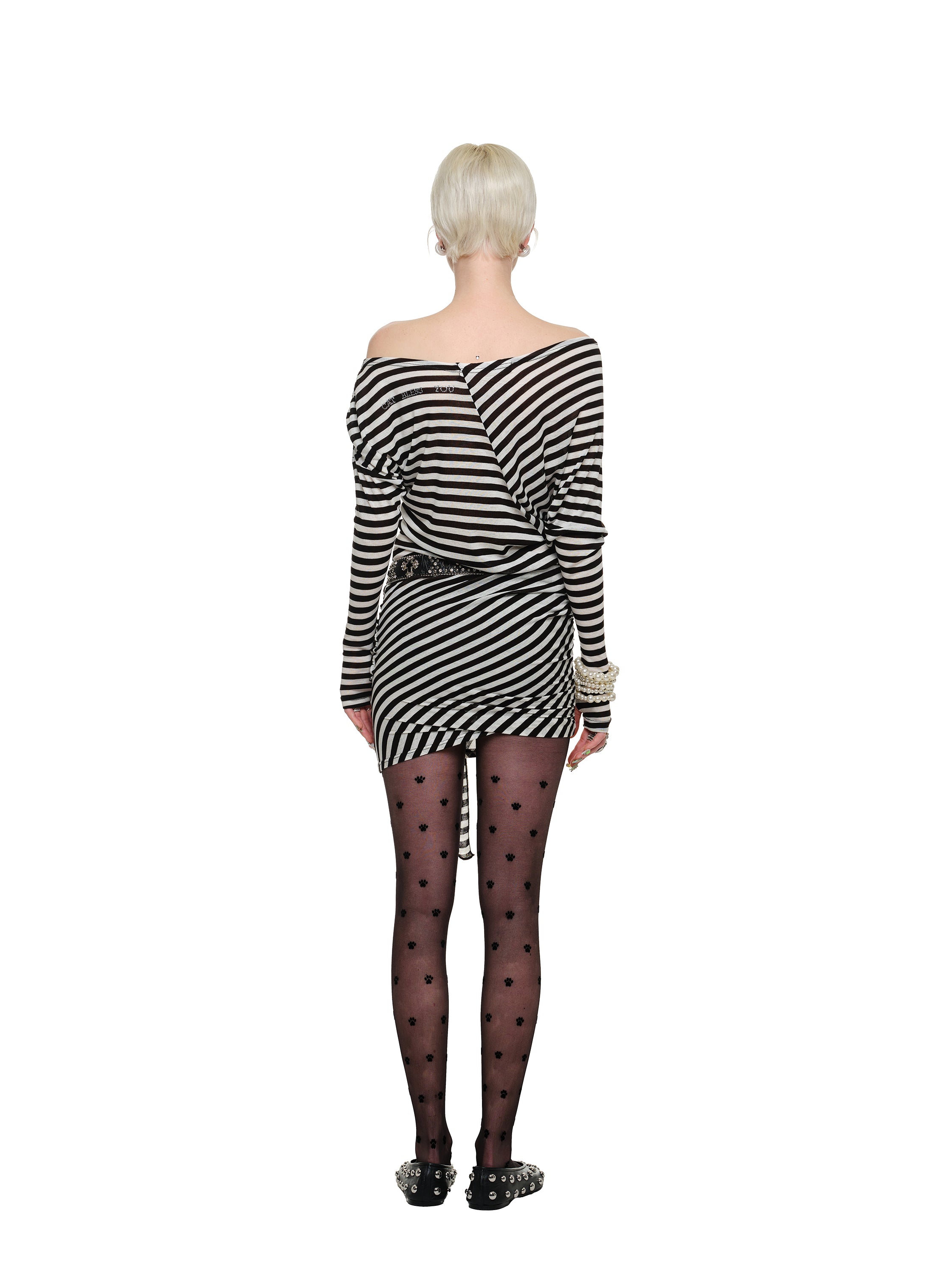 Monochrome Twist Dress