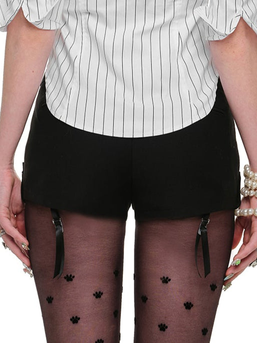 Tailored Edge Mini Shorts