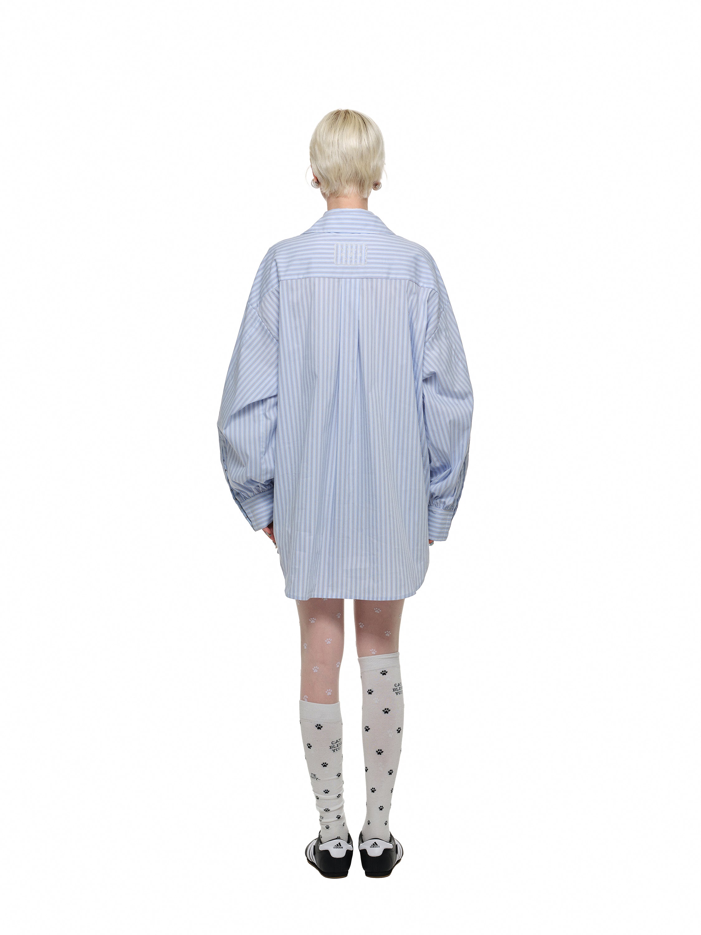 Oversized Layered Stripe Shirt