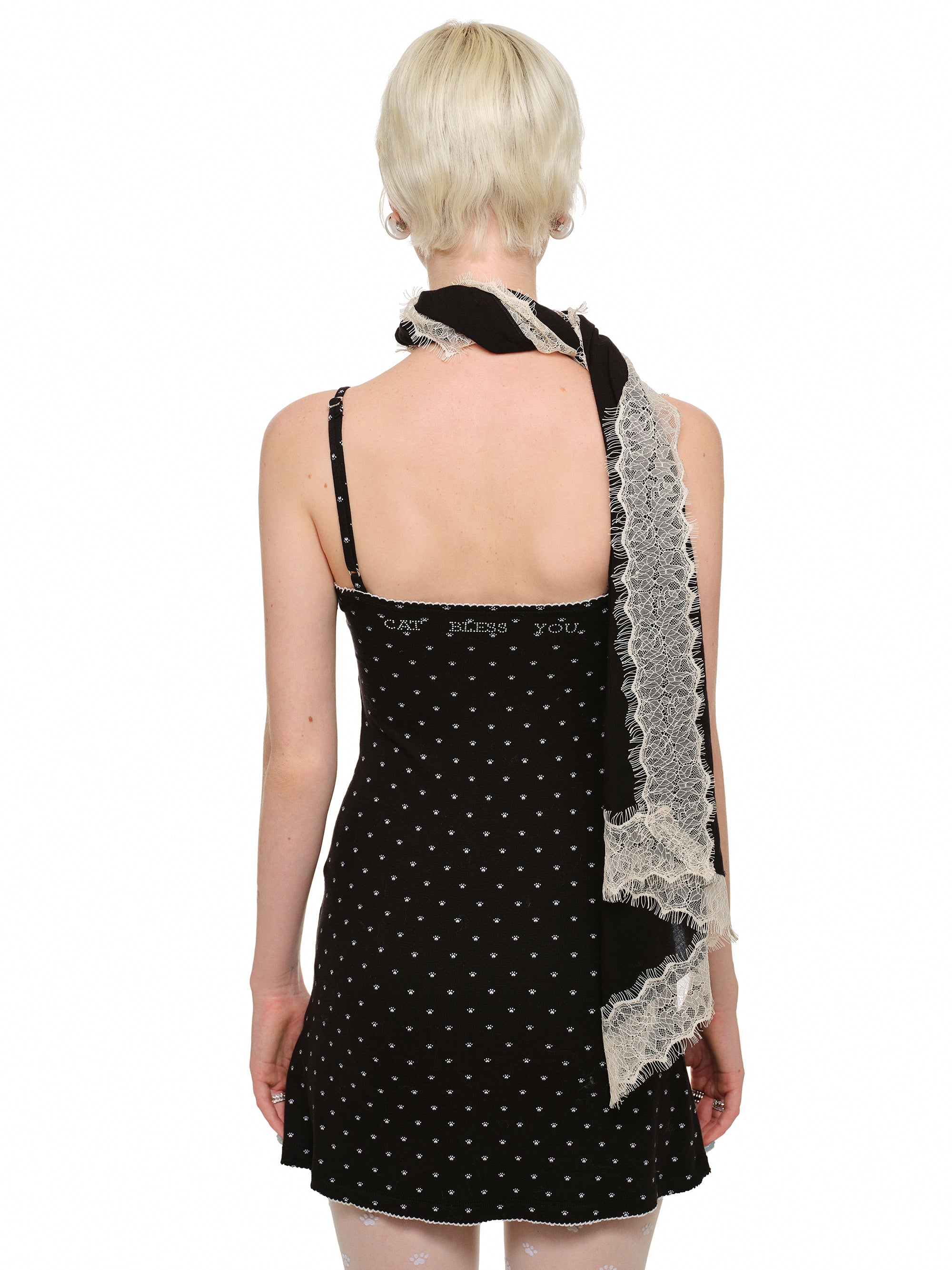 Paw Print Slip Dress