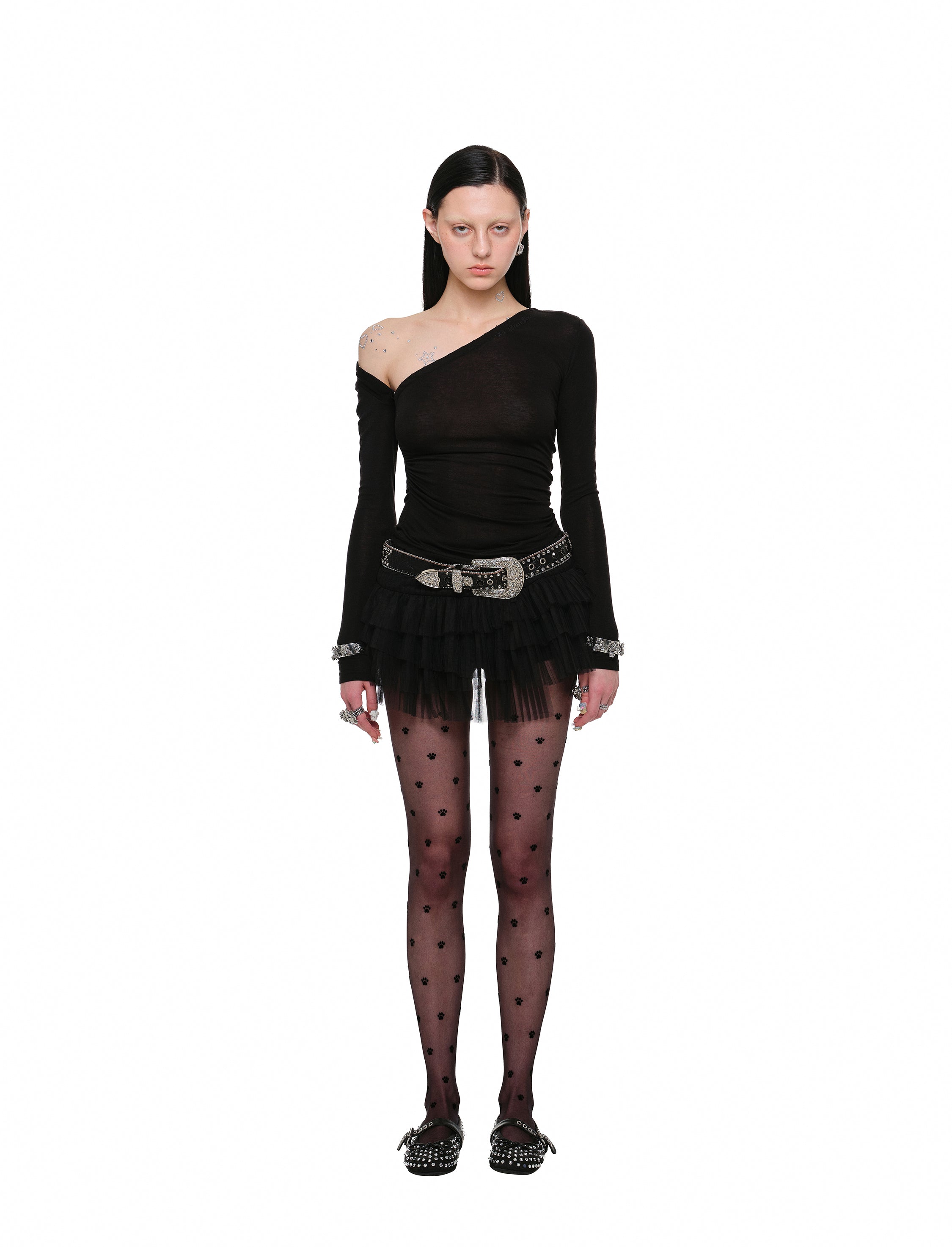 Sheer Layered Skirt