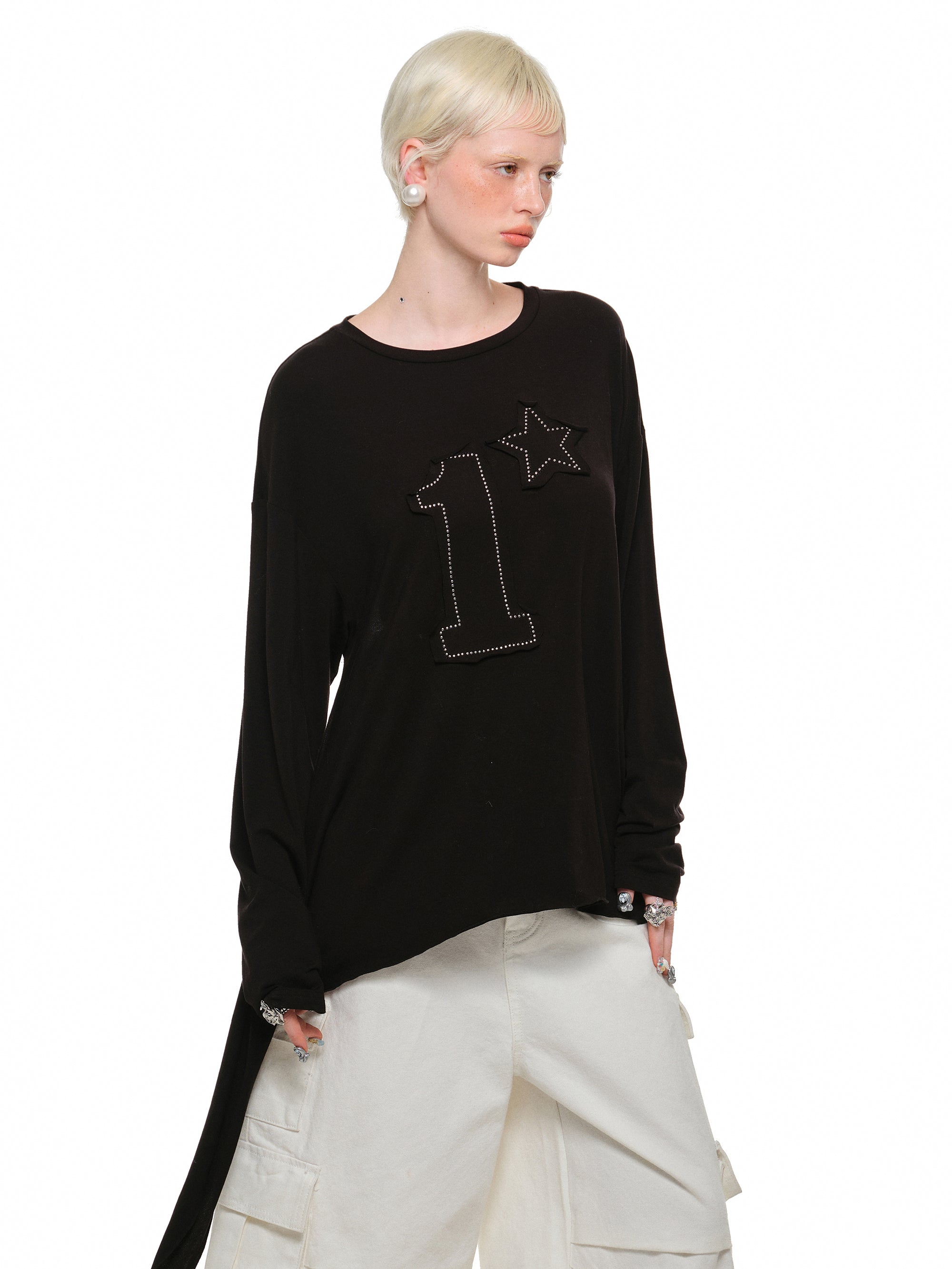 Starry Patch Long Sleeve Tee