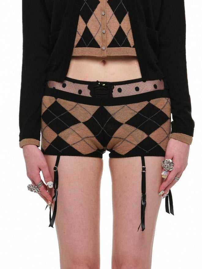 Diamond Line Shorts