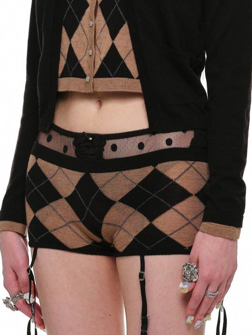 Diamond Line Shorts