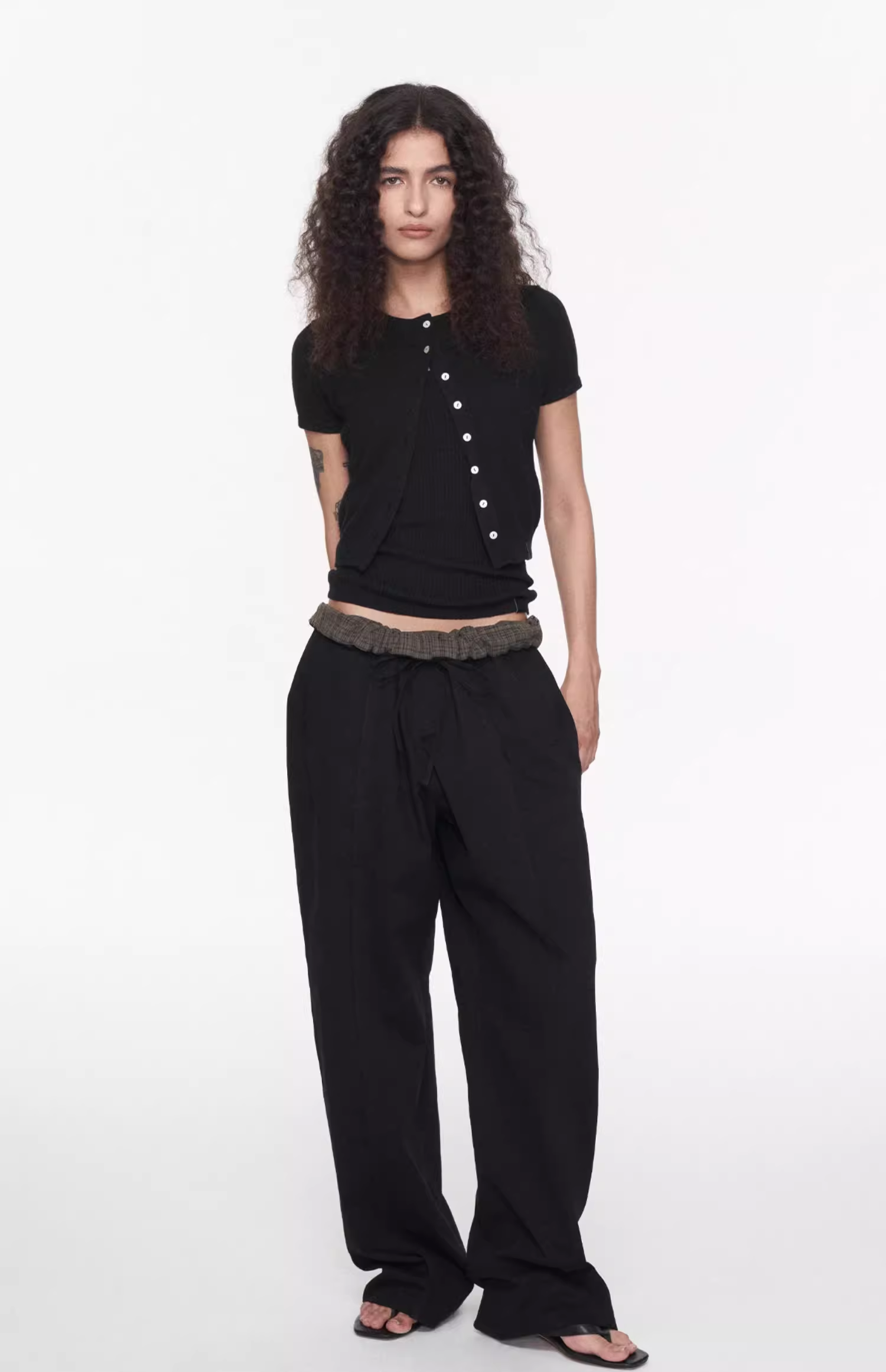 Casual Chic Drawstring Pants