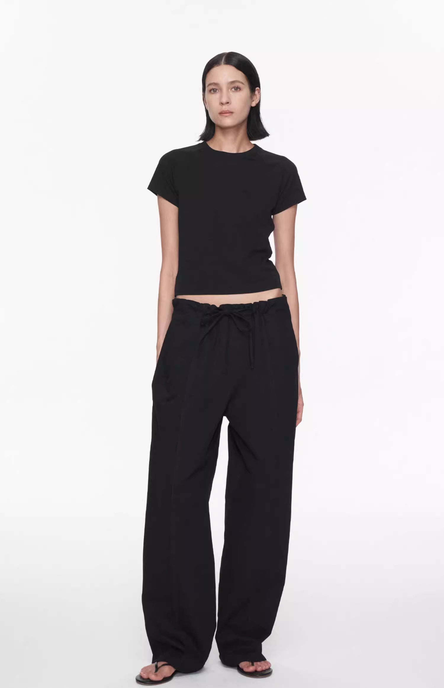 Casual Chic Drawstring Pants