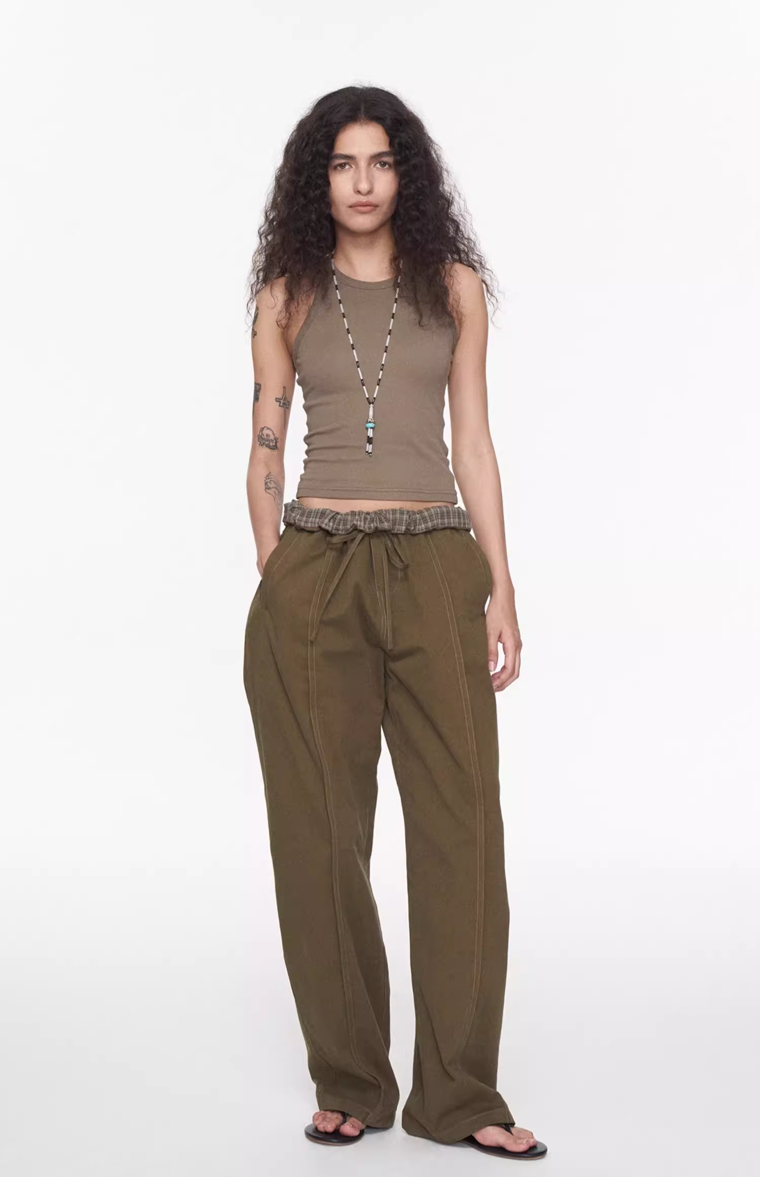 Casual Chic Drawstring Pants