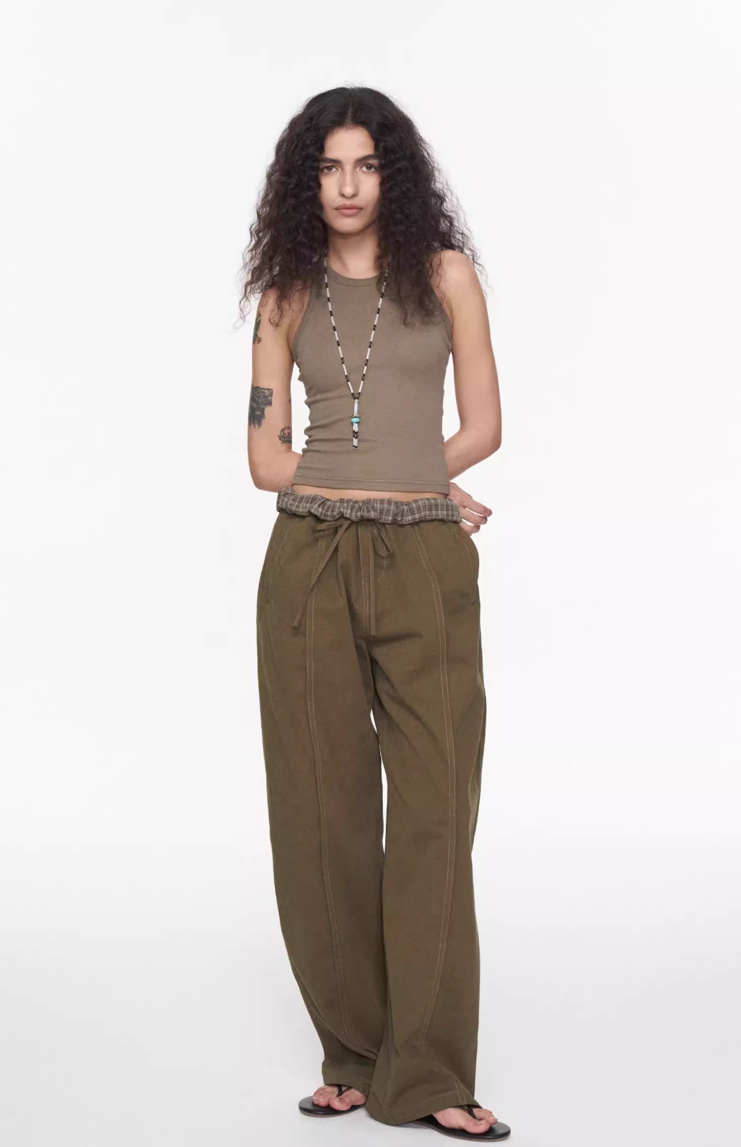 Casual Chic Drawstring Pants