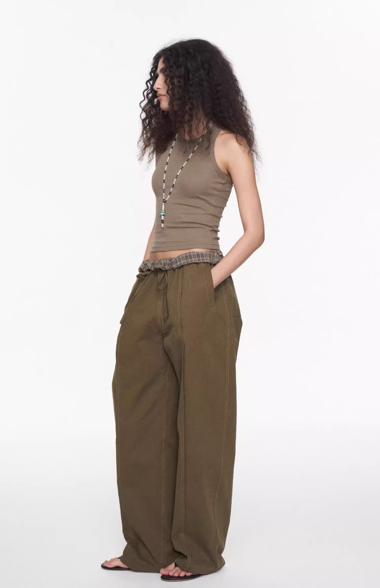 Casual Chic Drawstring Pants