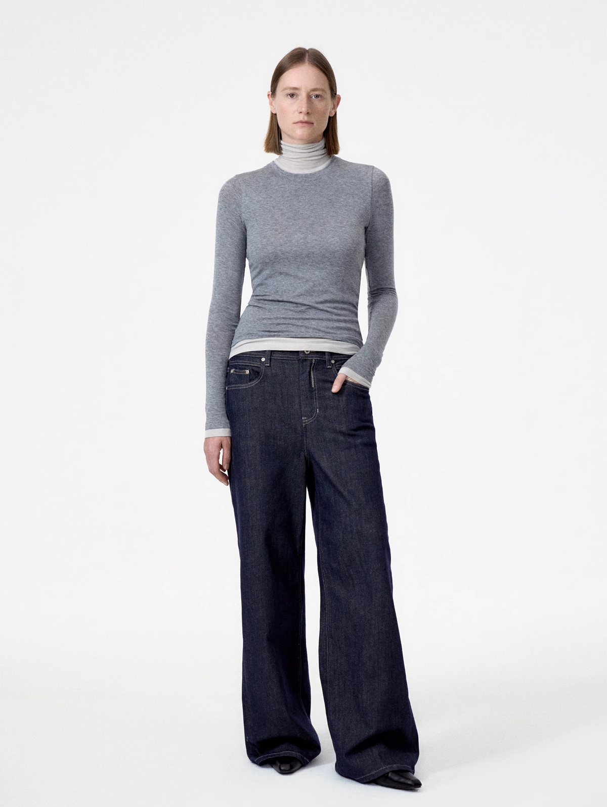 Classic Wide-Leg Jeans
