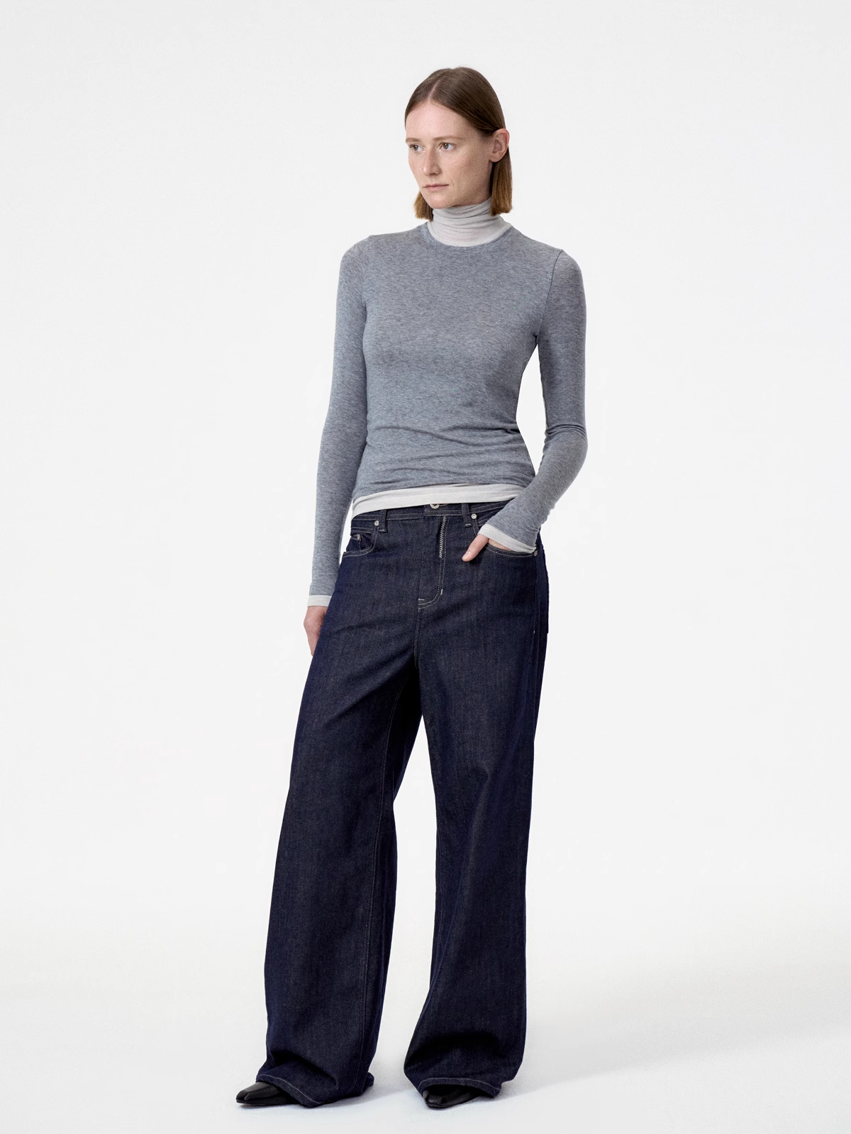 Classic Wide-Leg Jeans