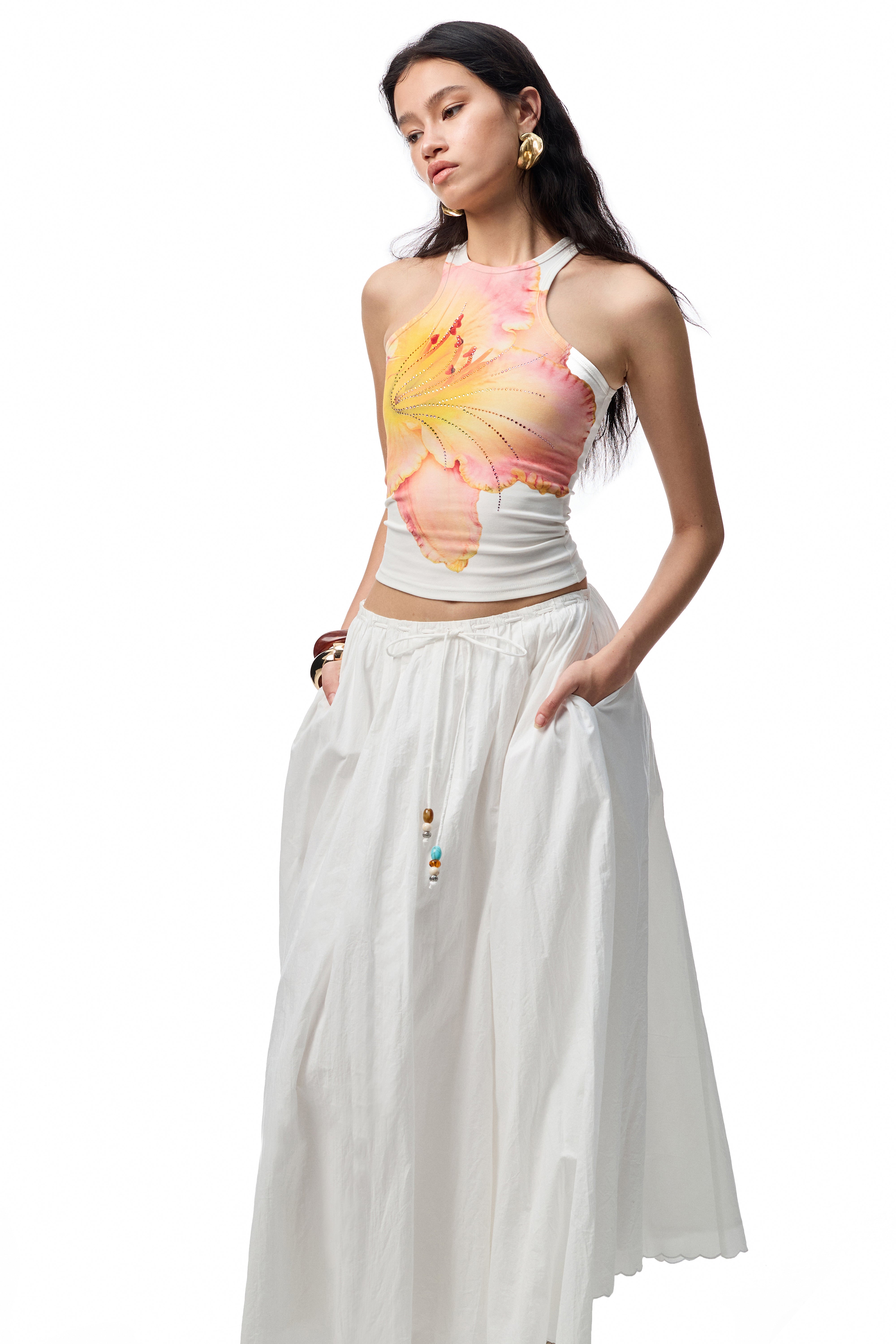 Bloom & Shell Racerback