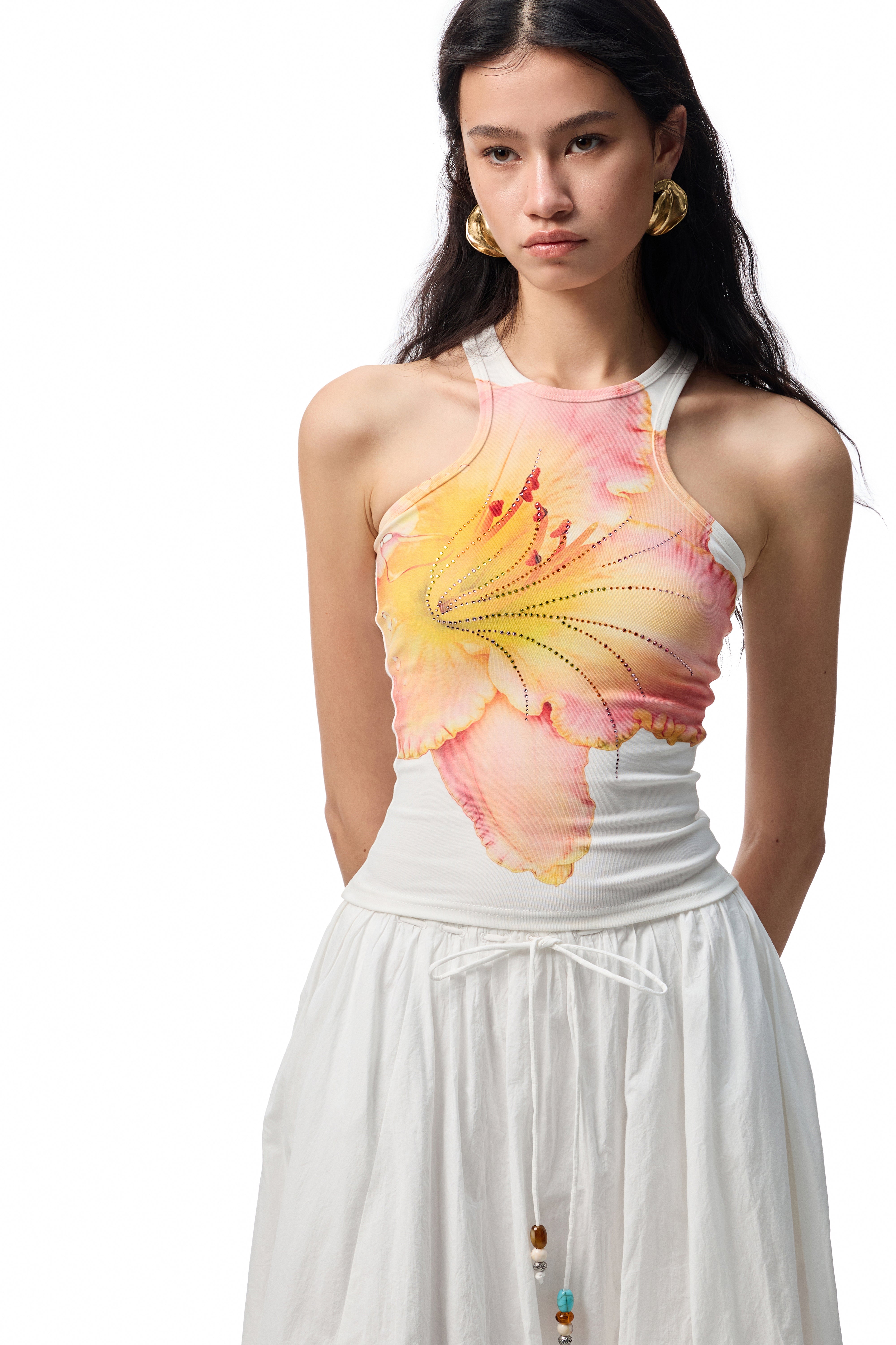 Bloom & Shell Racerback