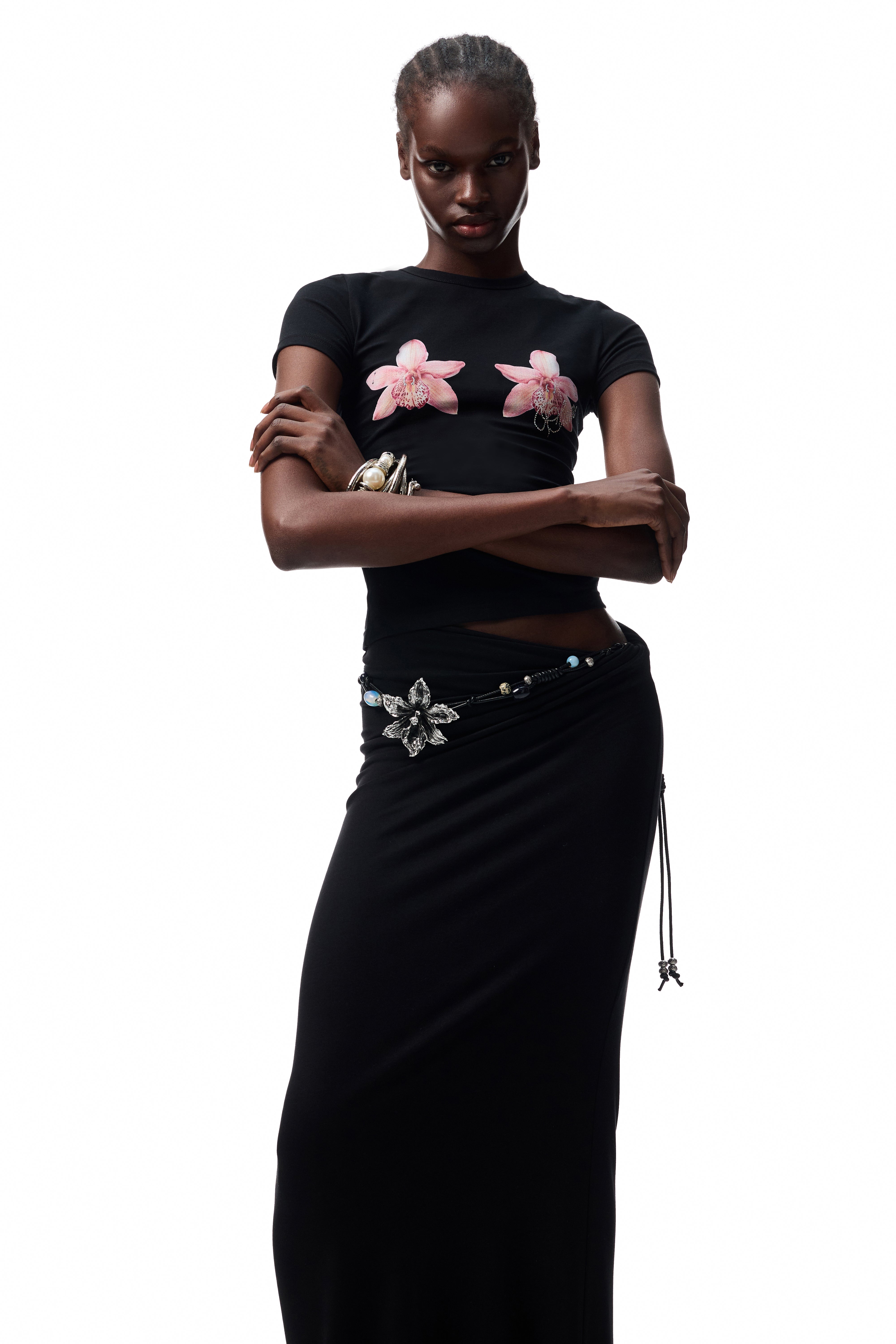 Petal Tide Graphic Slim Tee