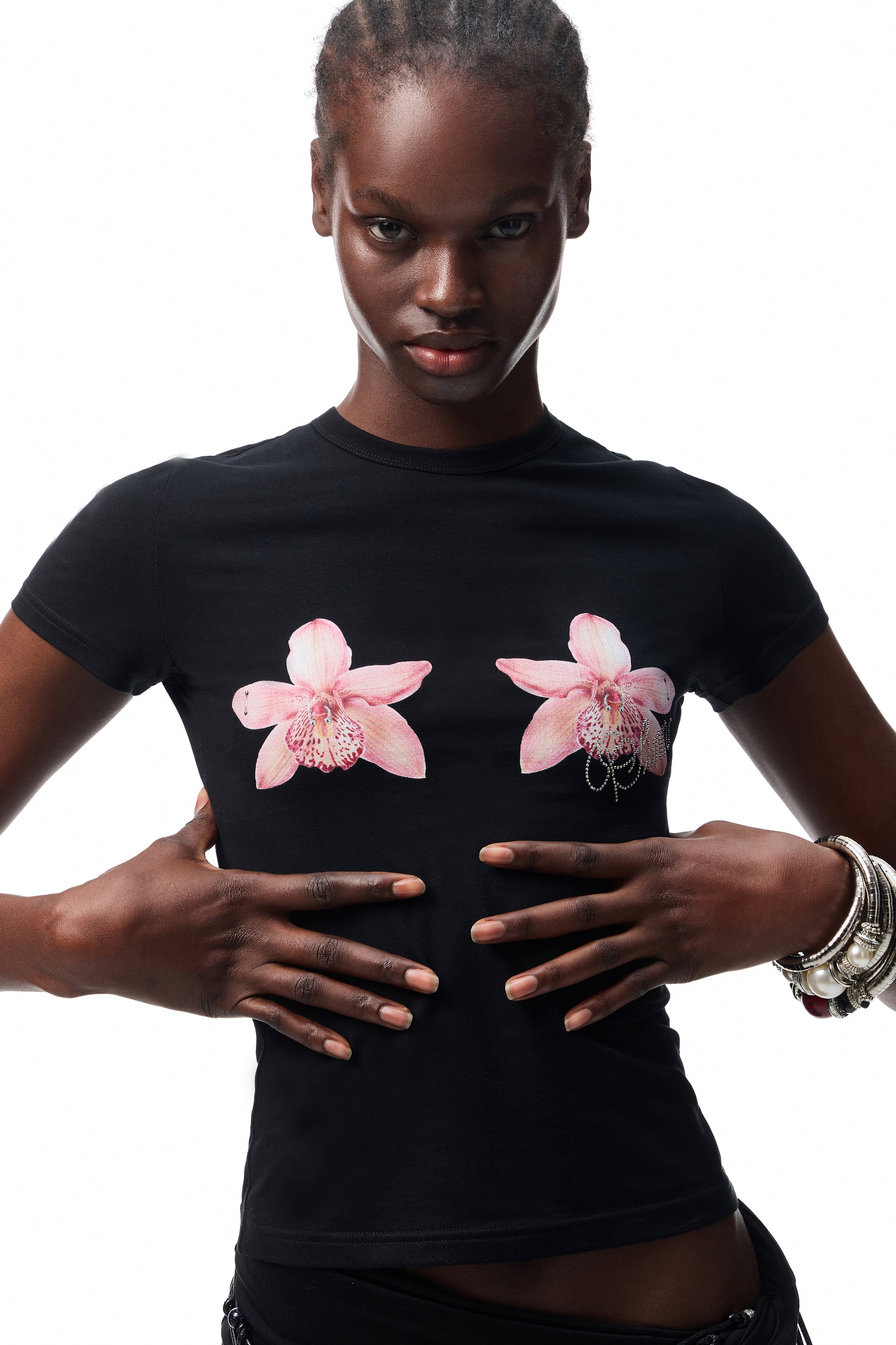 Petal Tide Graphic Slim Tee