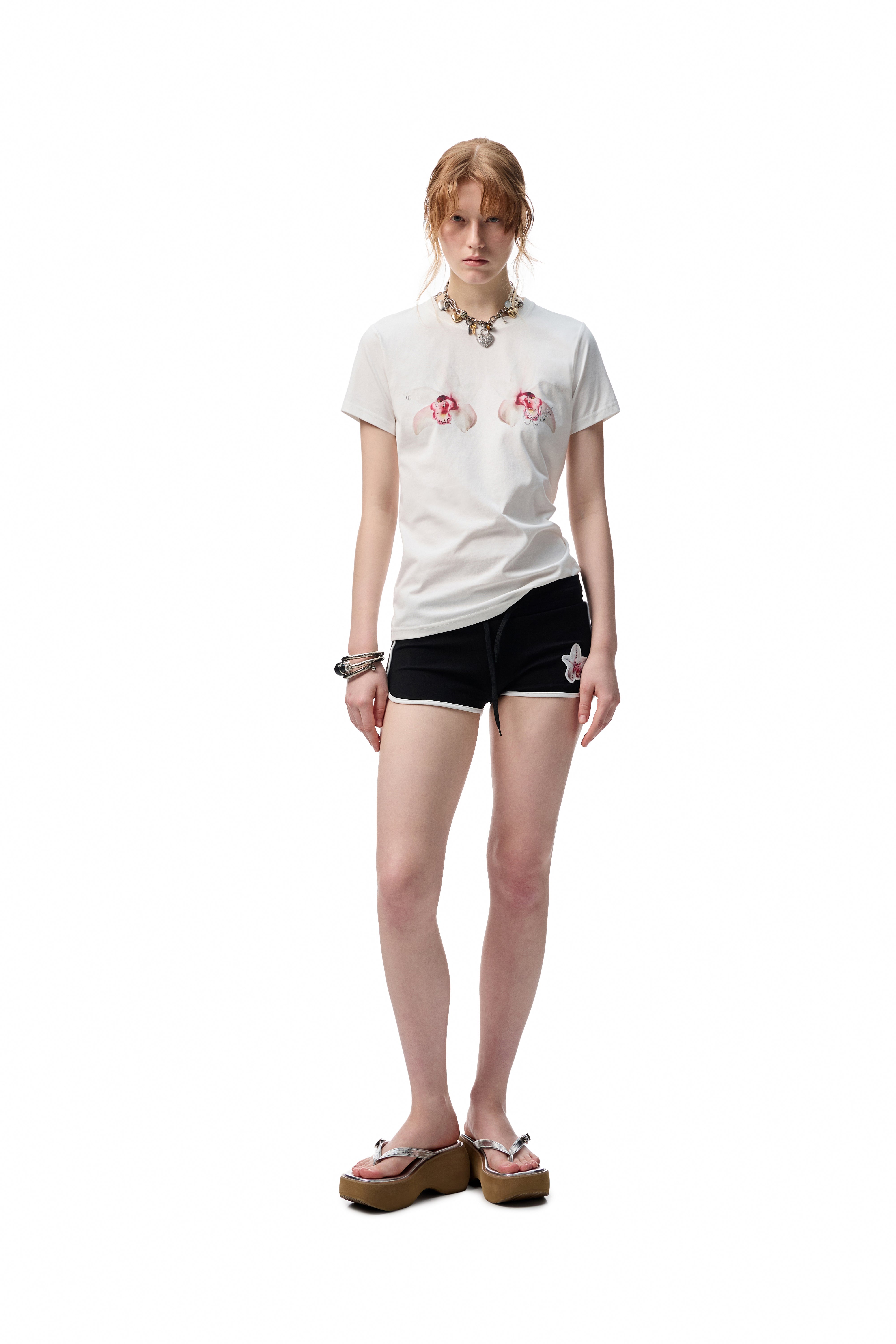 Petal Tide Grafik-T-Shirt (locker)