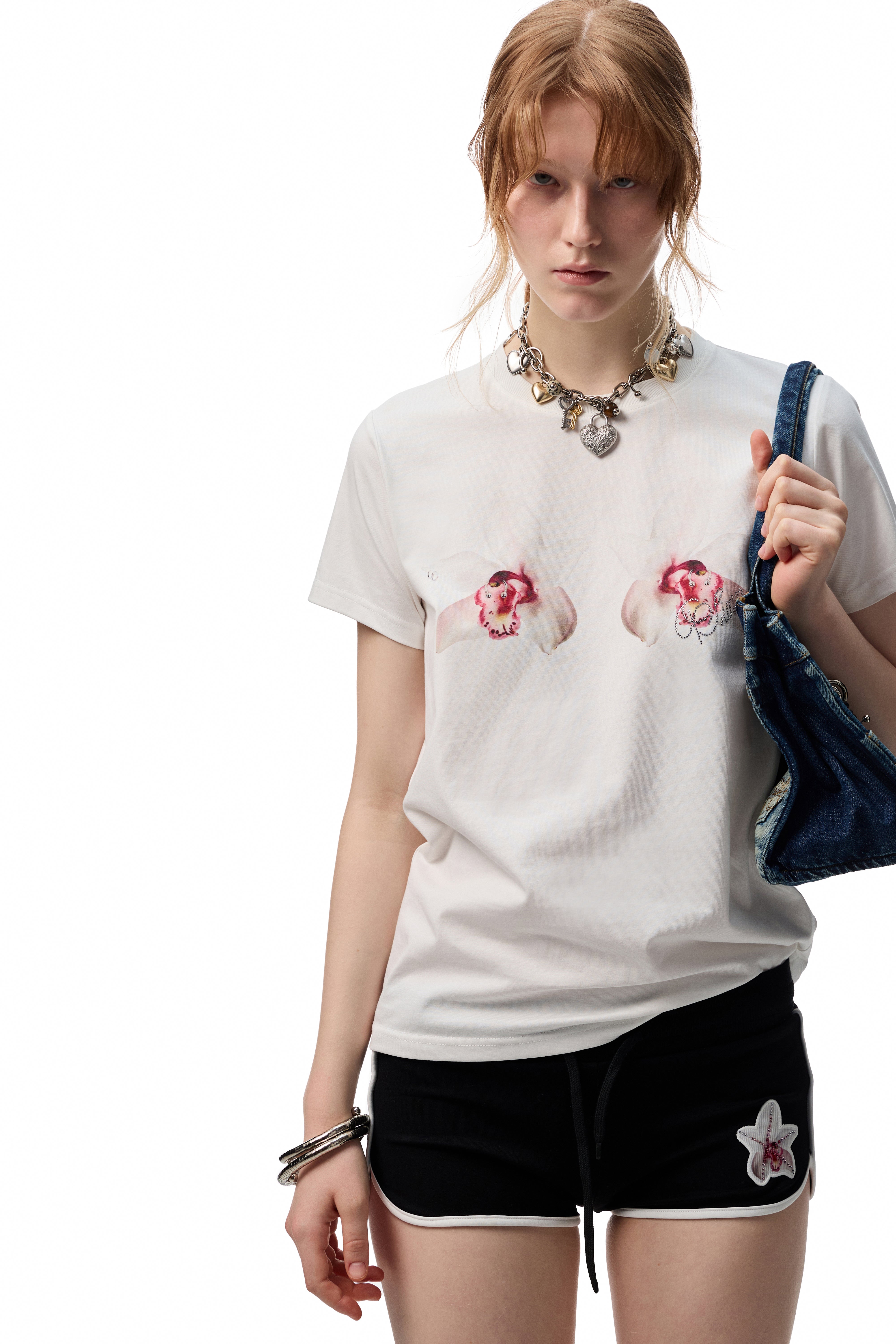 Petal Tide Grafik-T-Shirt (locker)