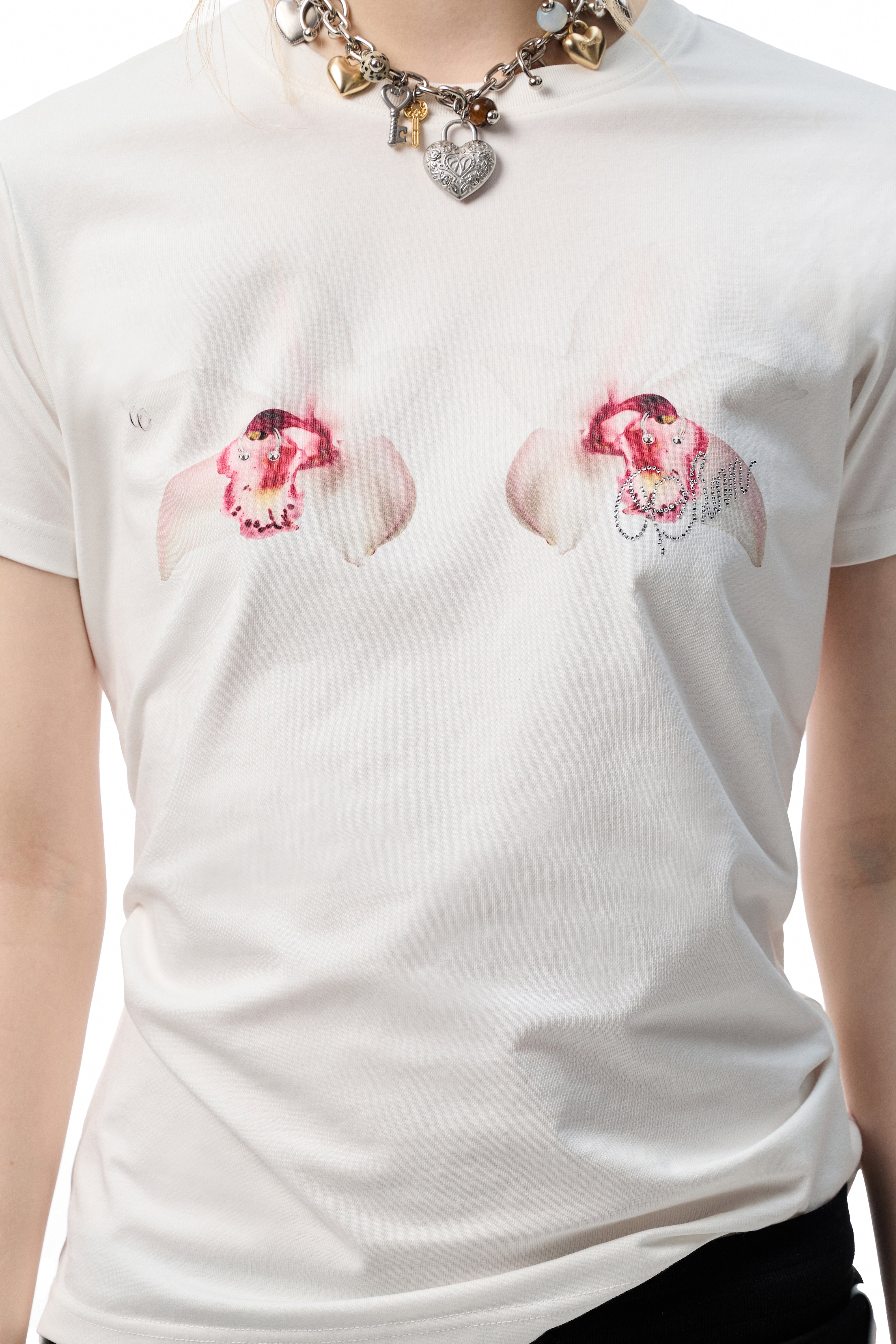 Petal Tide Grafik-T-Shirt (locker)