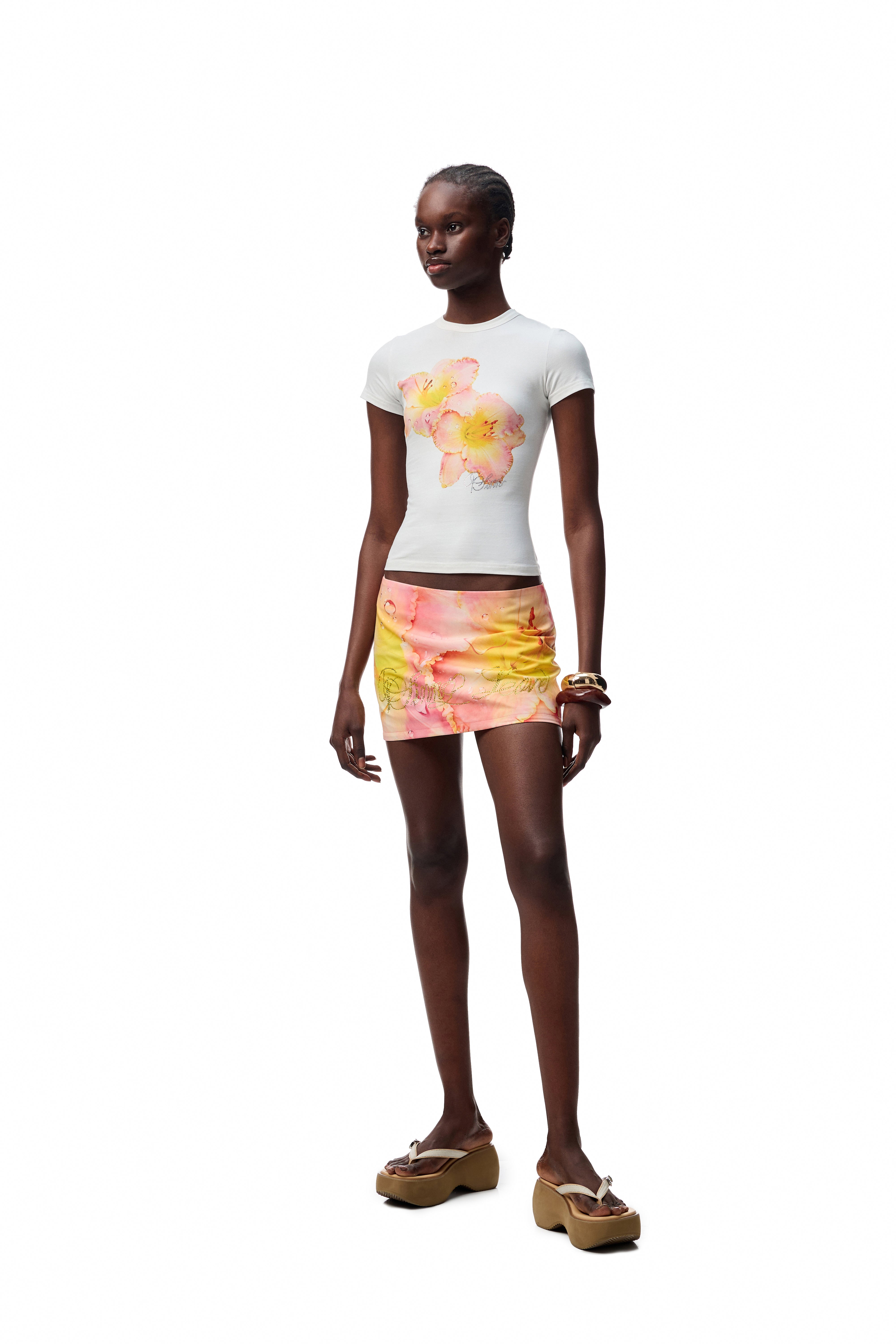 Petal Tide Graphic Slim Tee