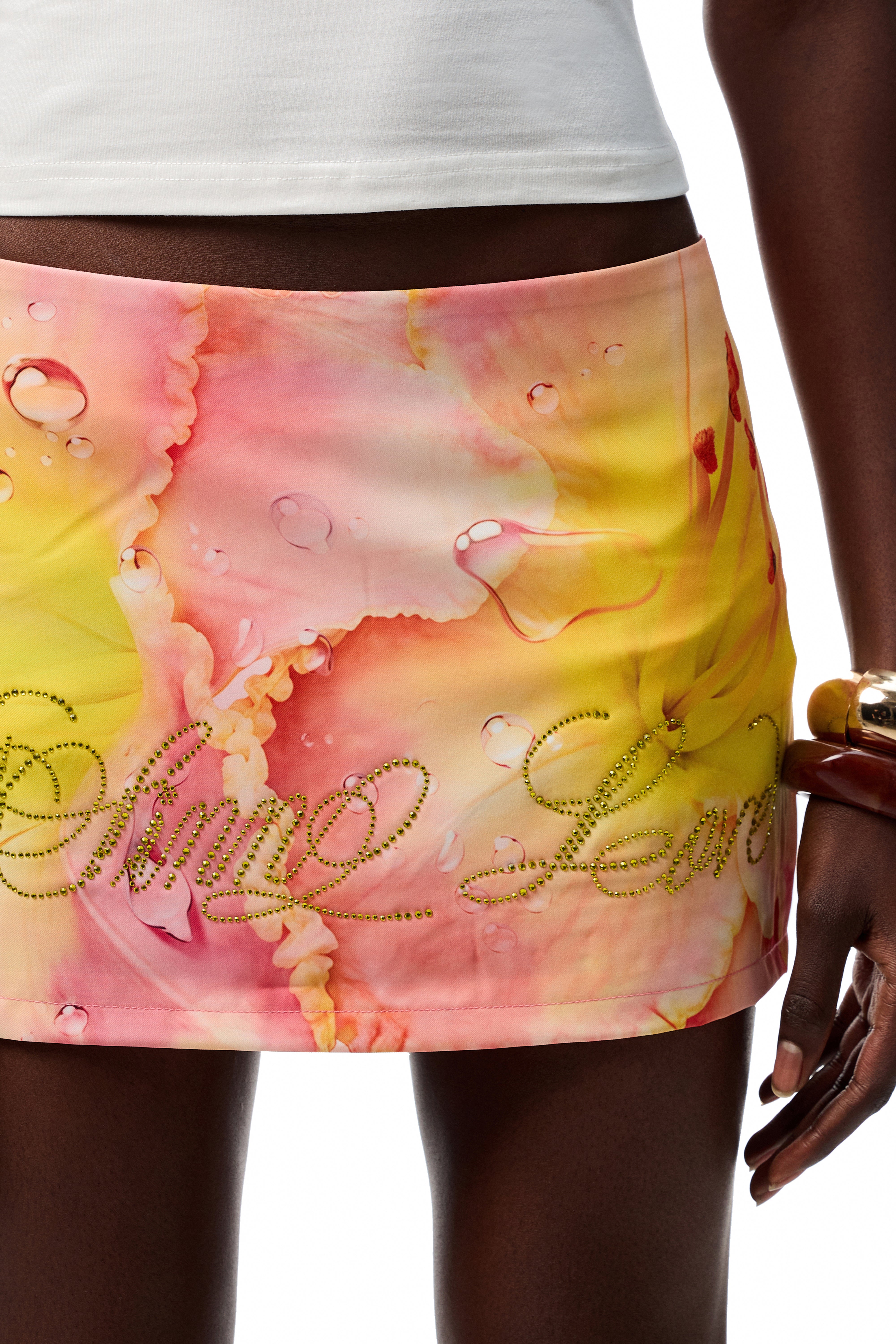 Sunblush Bloom Mini Skirt