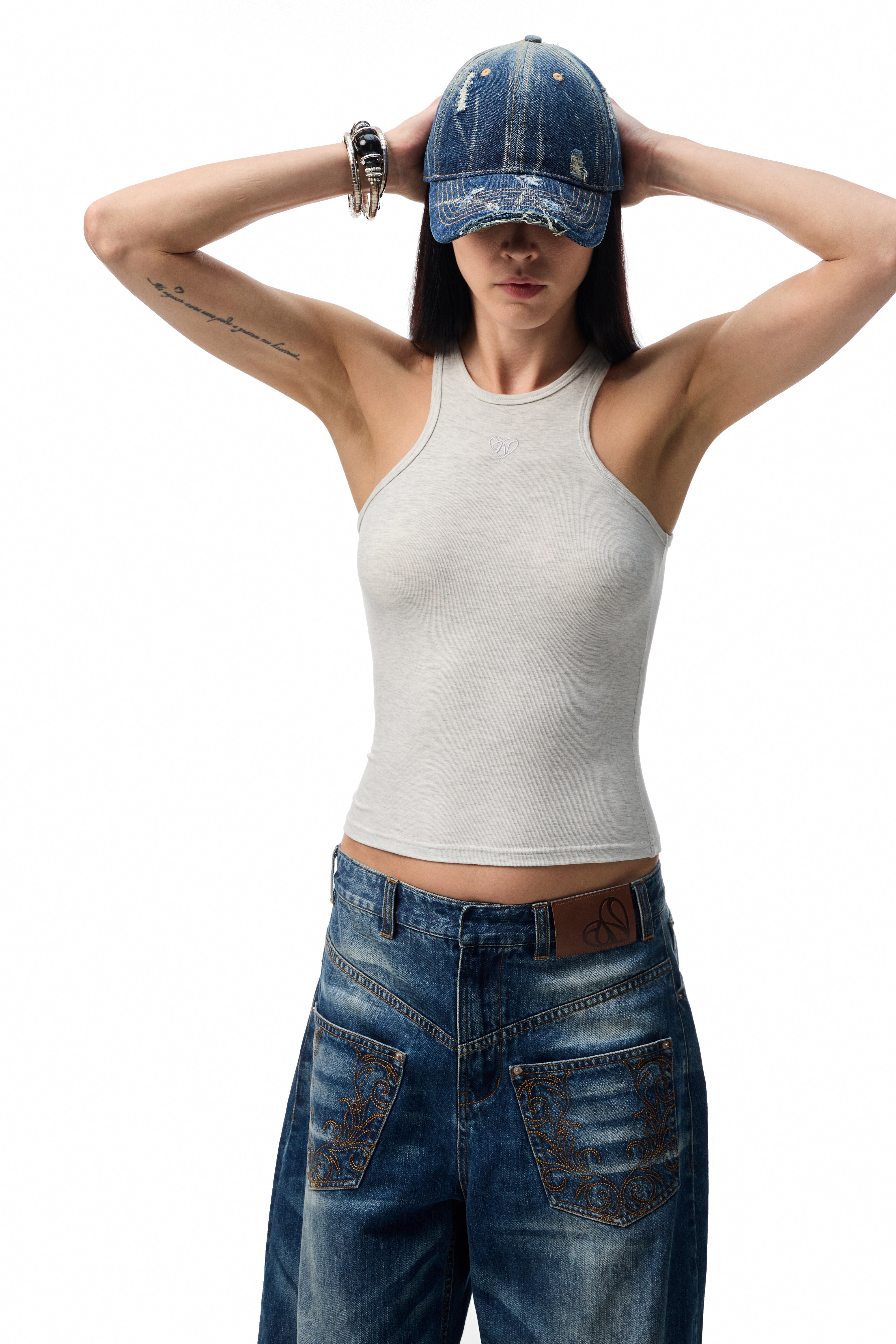 Off-Duty Denim Cap