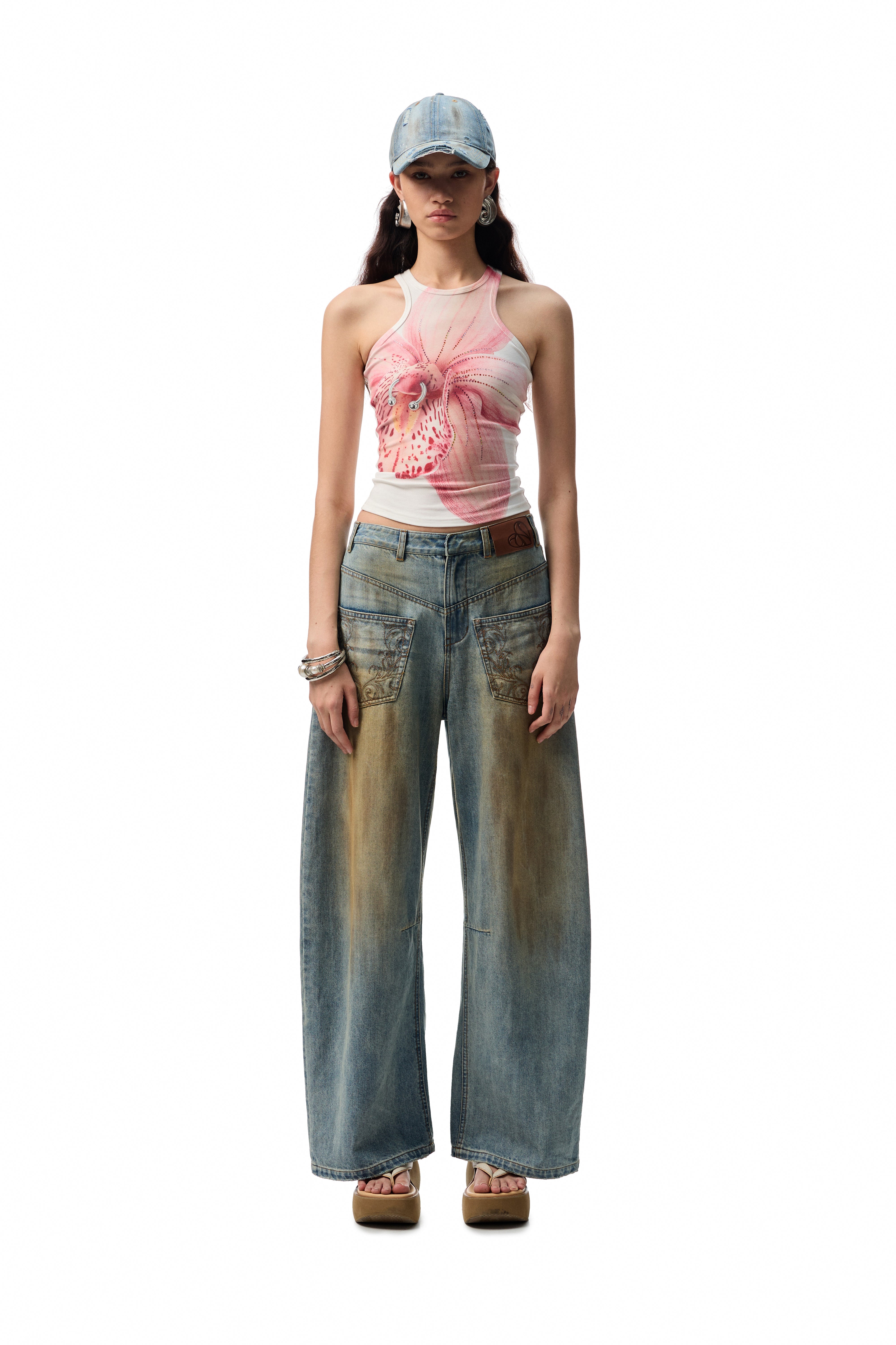 Bloom & Shell Racerback