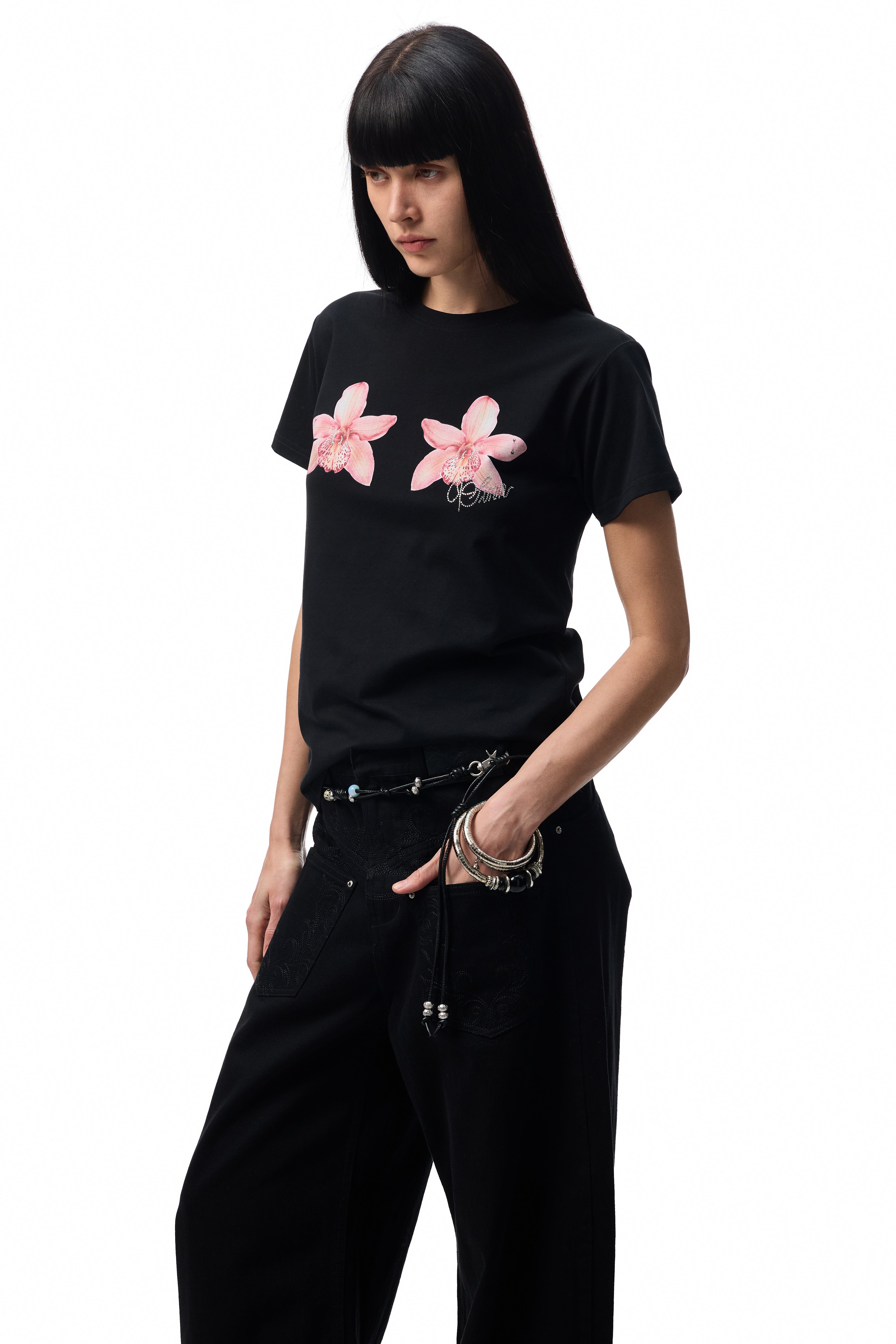 Petal Tide Grafik-T-Shirt (locker)