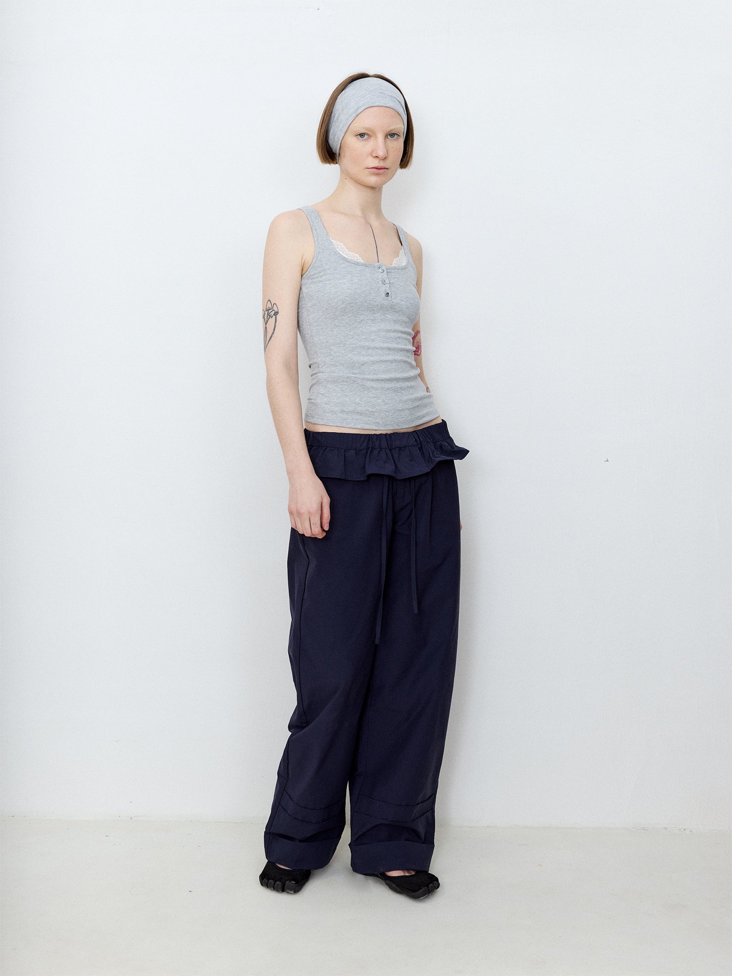 Foldover Waist Pants