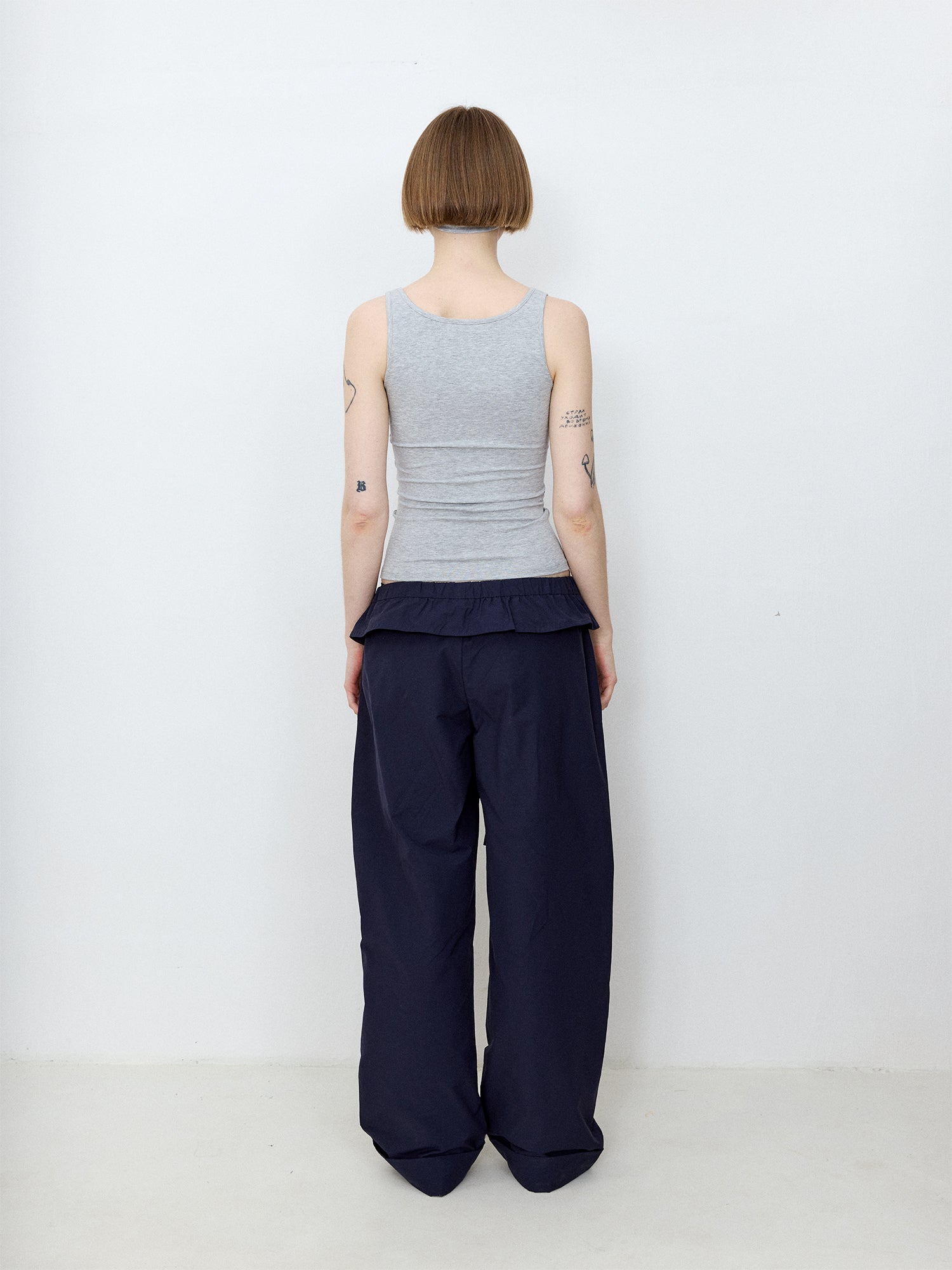 Foldover Waist Pants
