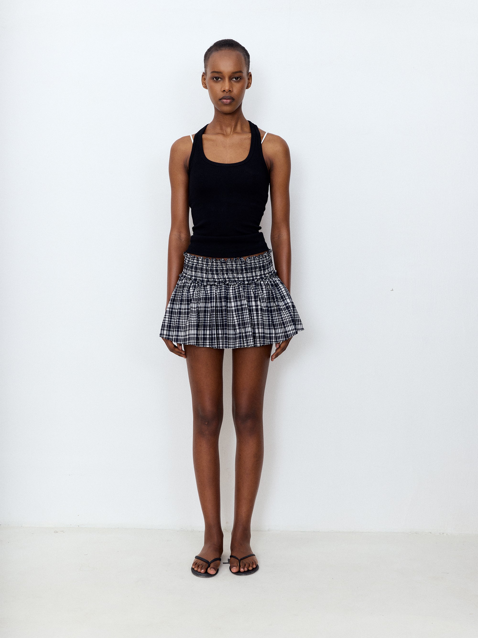 Checkmate Mini Skirt