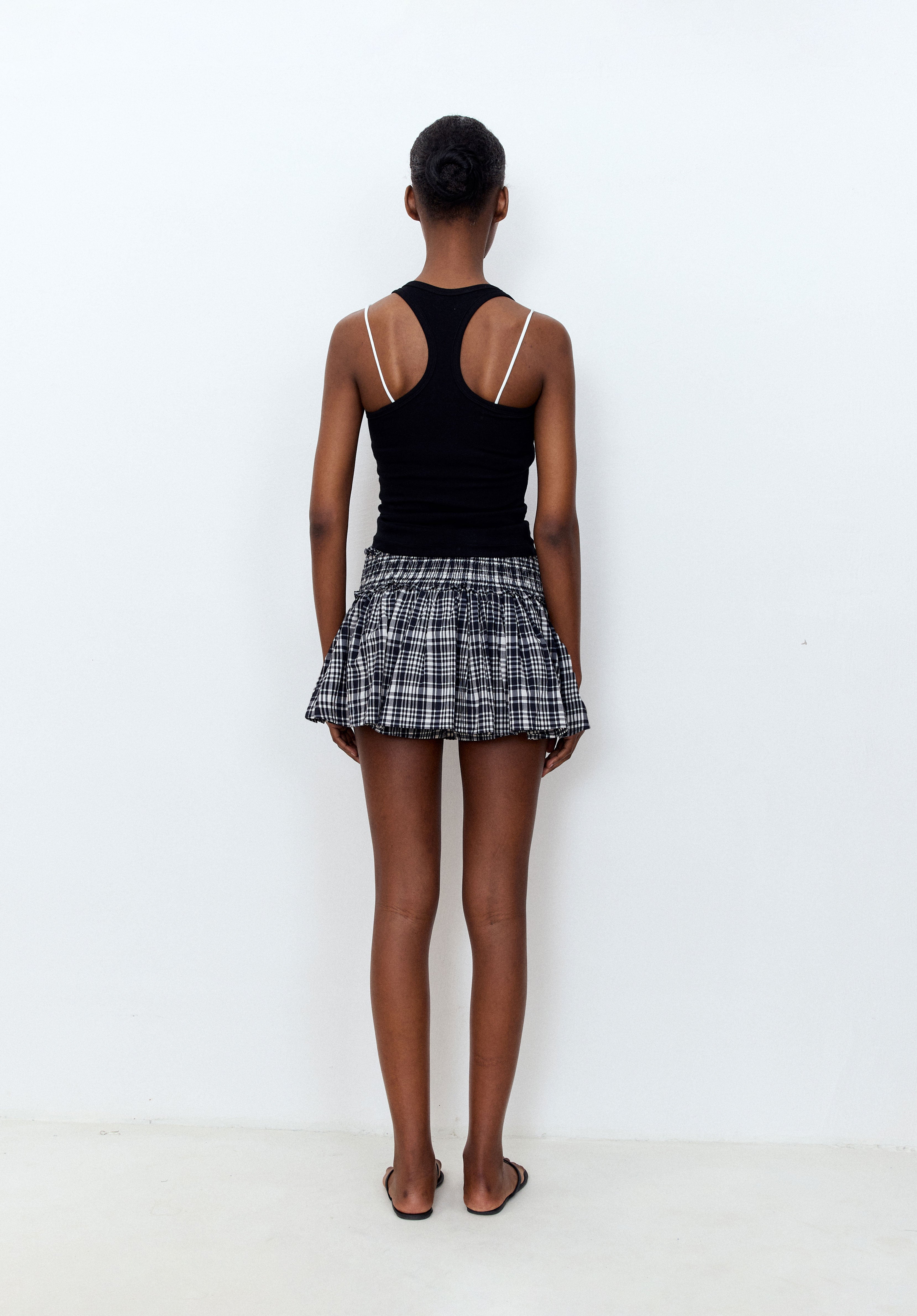 Checkmate Mini Skirt