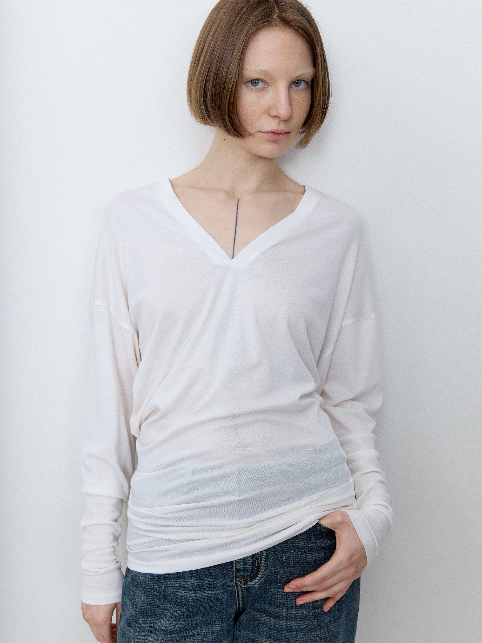 V-Drape Layer Top