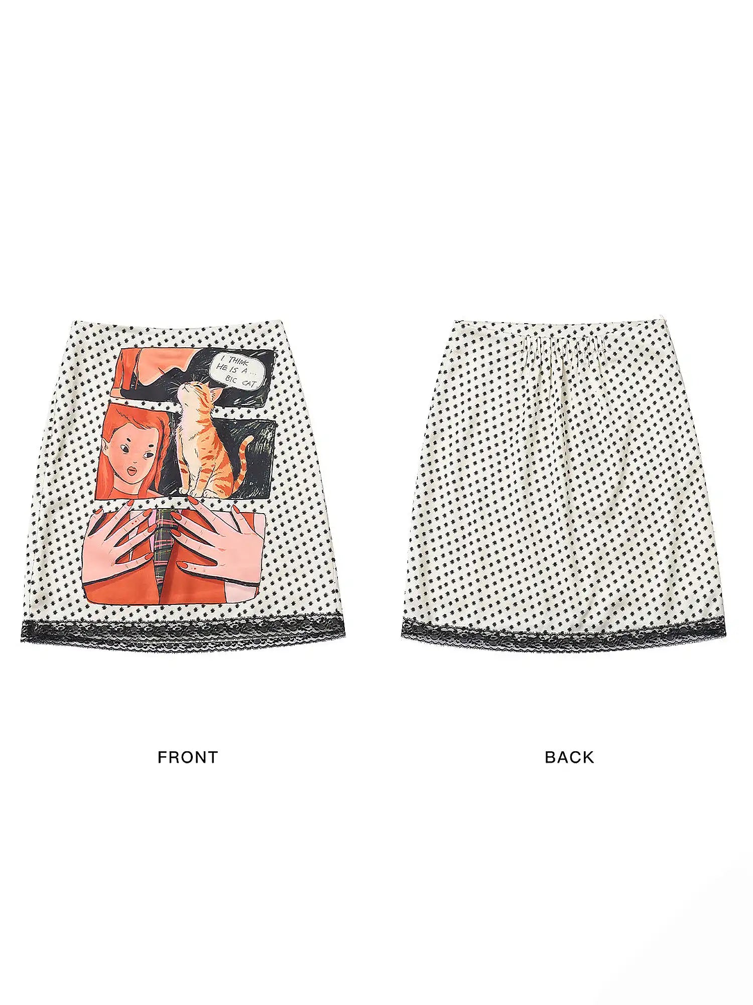 Canton_Collective_Comic Print A-Line Mini Skirt_Details_1