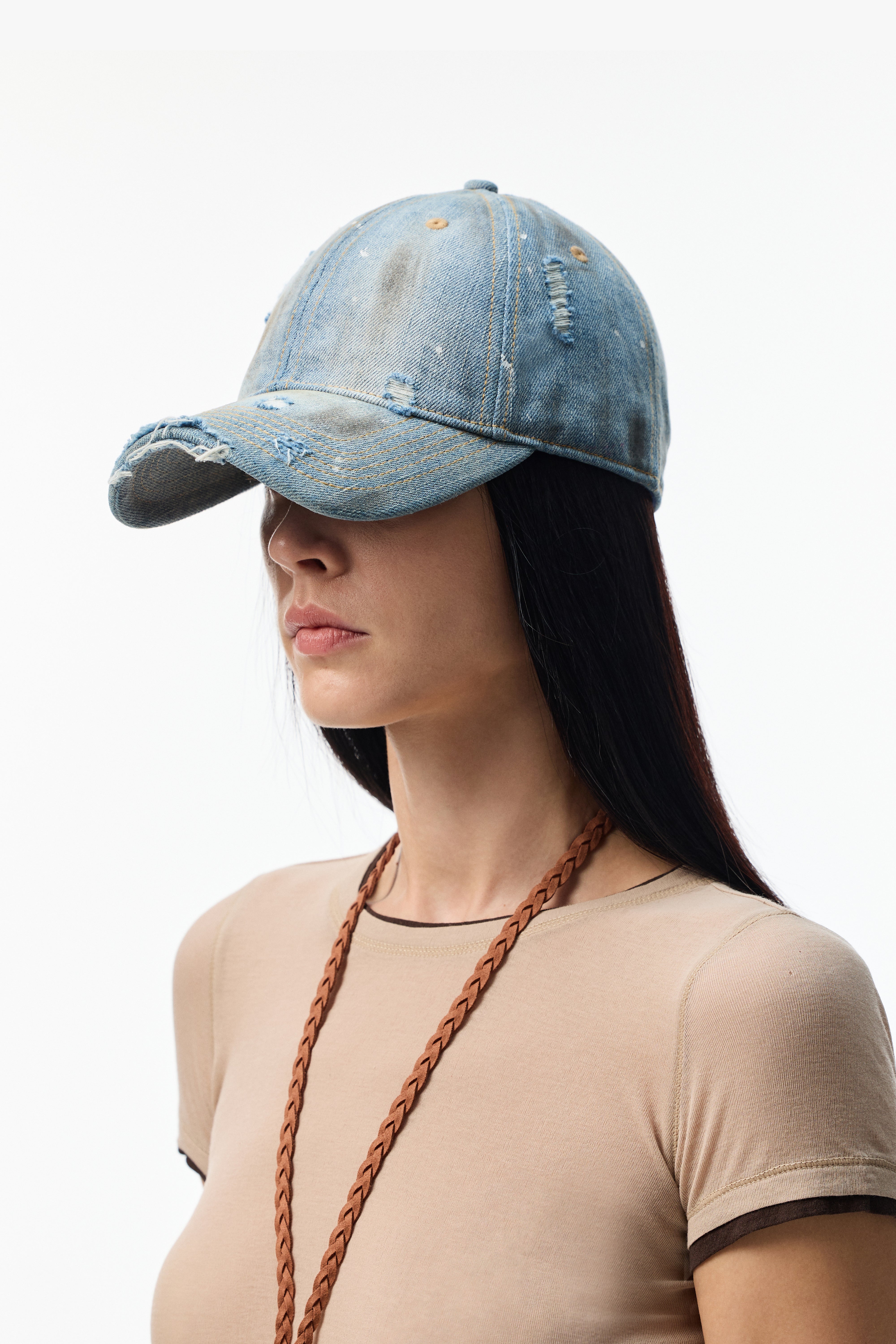 Off-Duty Denim Cap