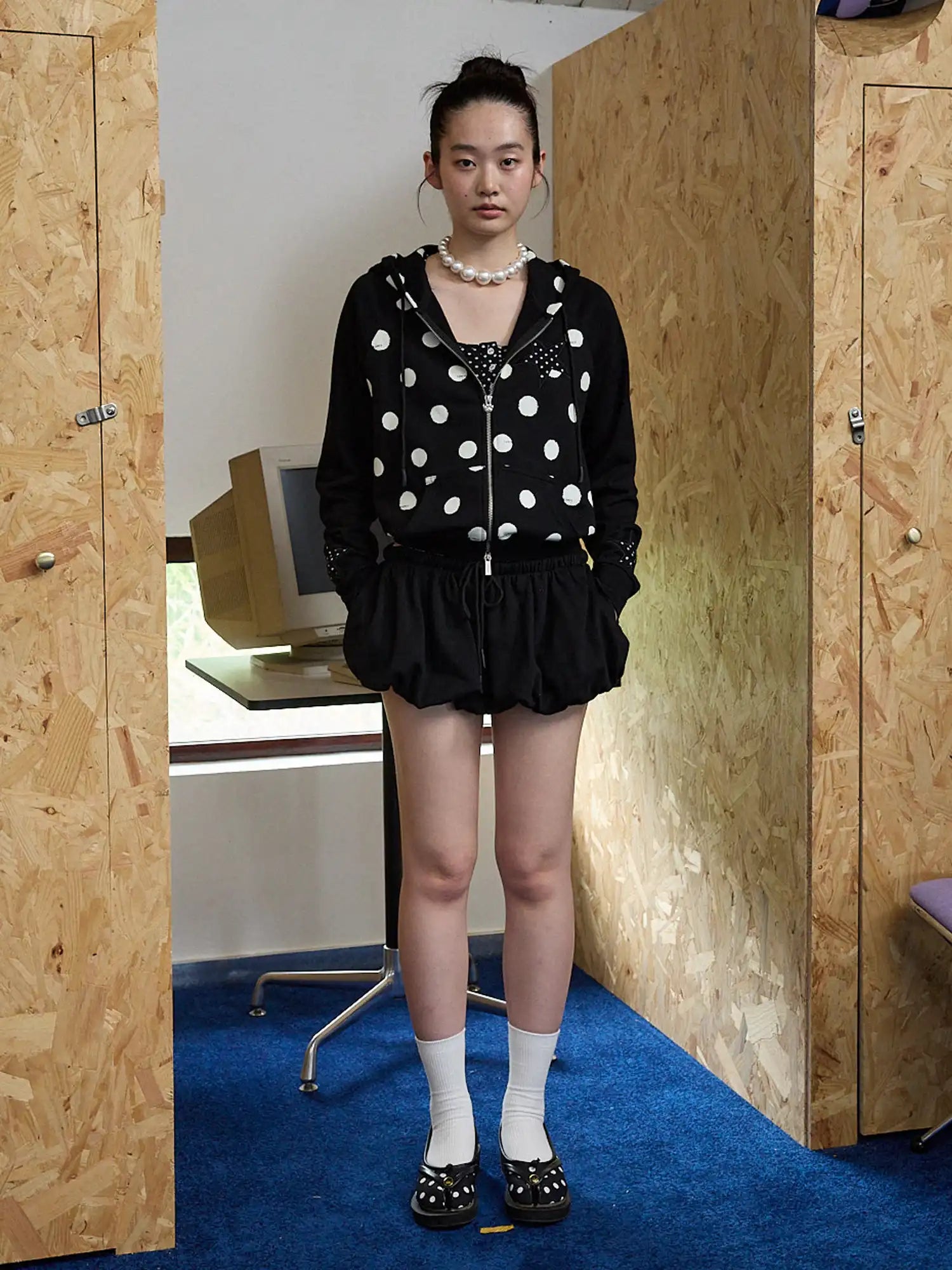 Y2K Puff Bubble Sweat Skirts