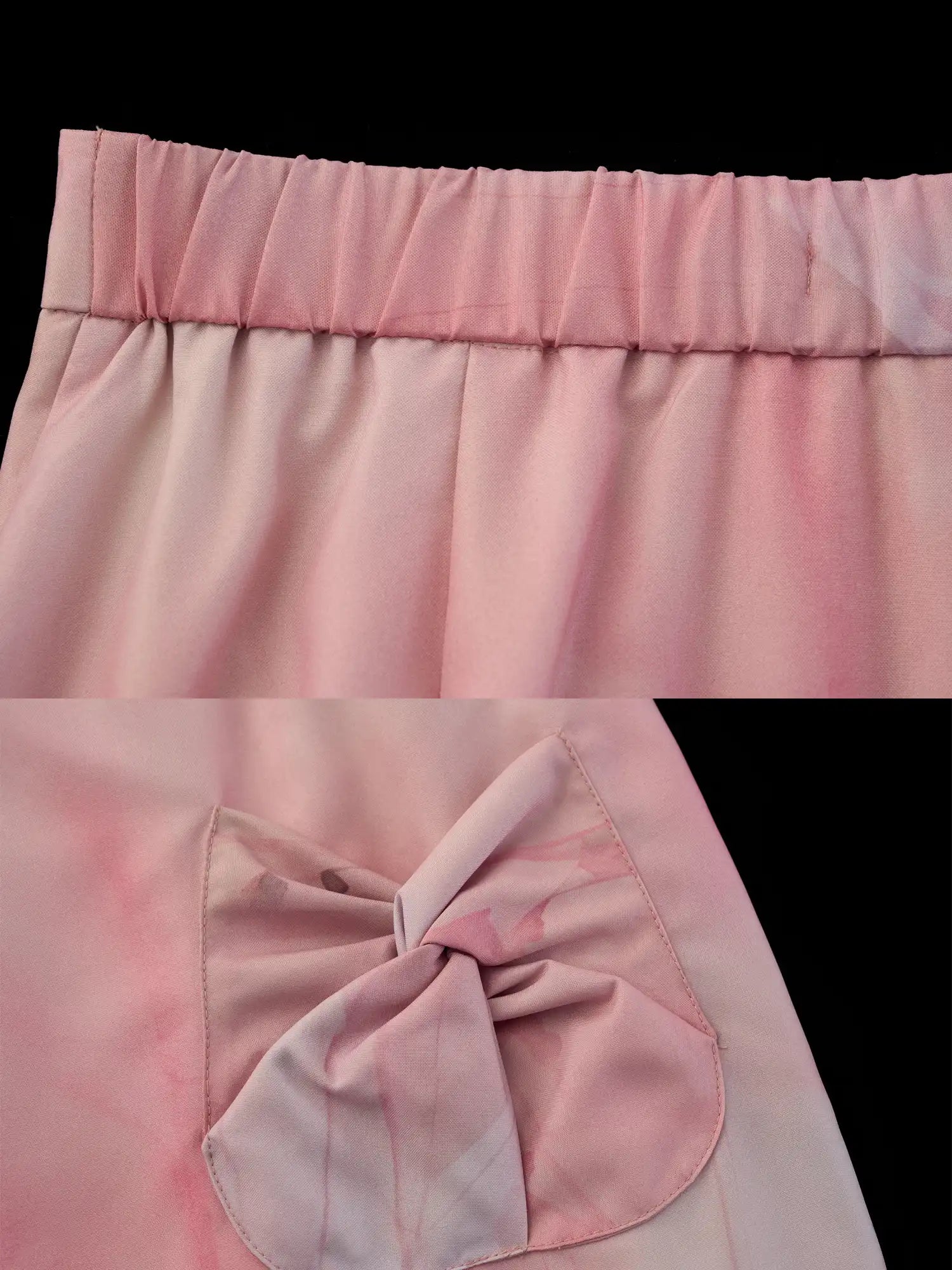 Bow Detail Chiffon Midi Skirt
