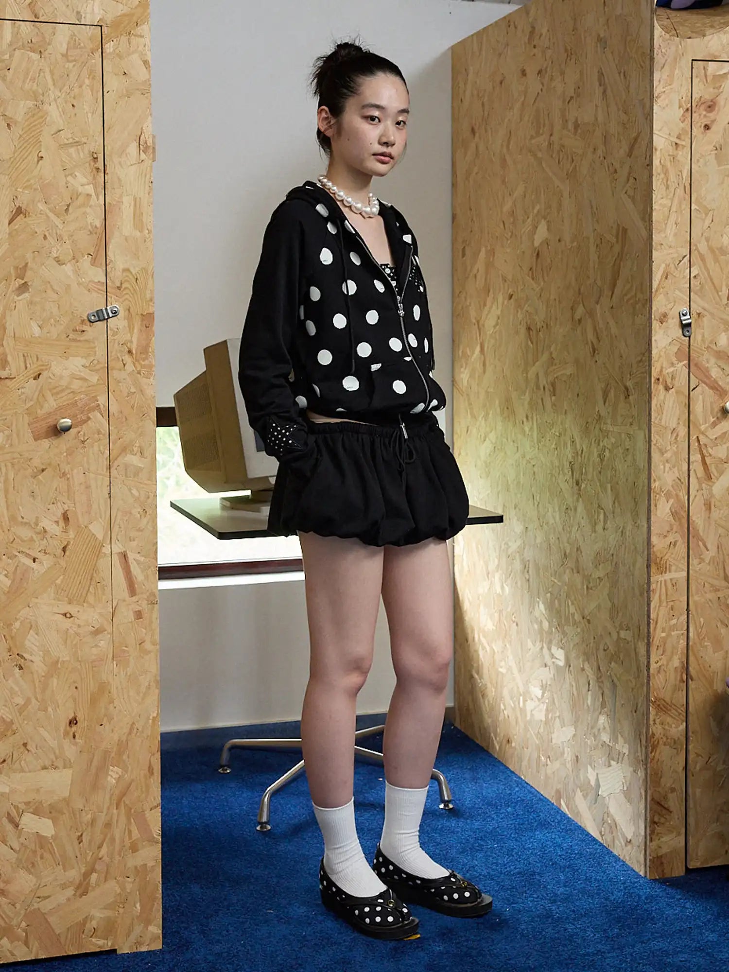 Y2K Puff Bubble Sweat Skirts
