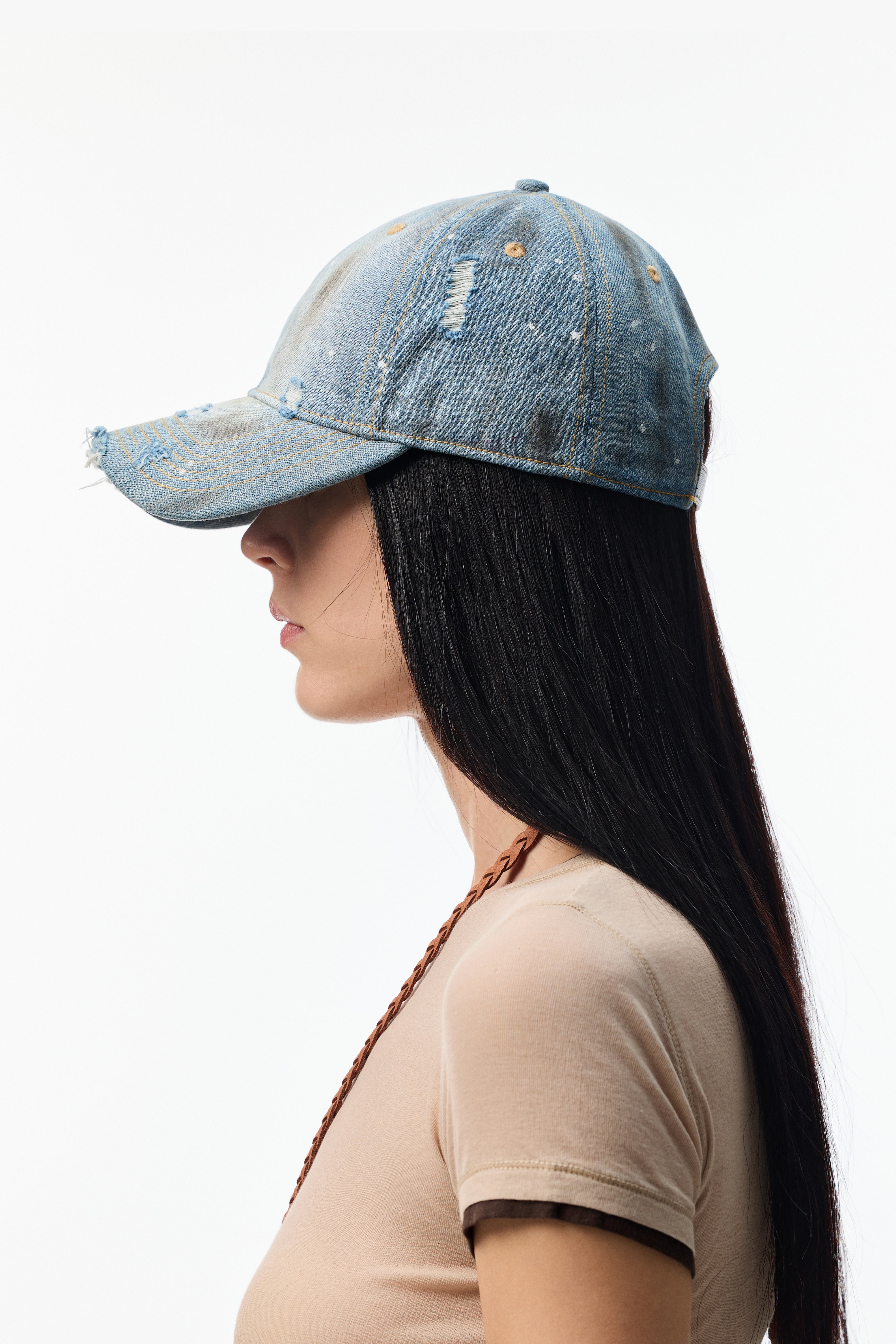 Off-Duty Denim Cap