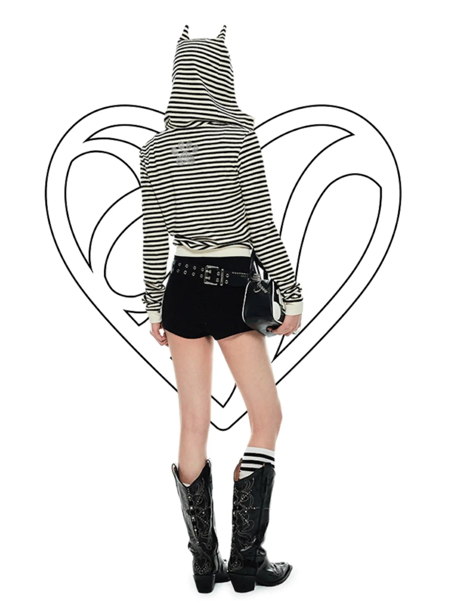 Midnight Meow Zip-up Hoodie