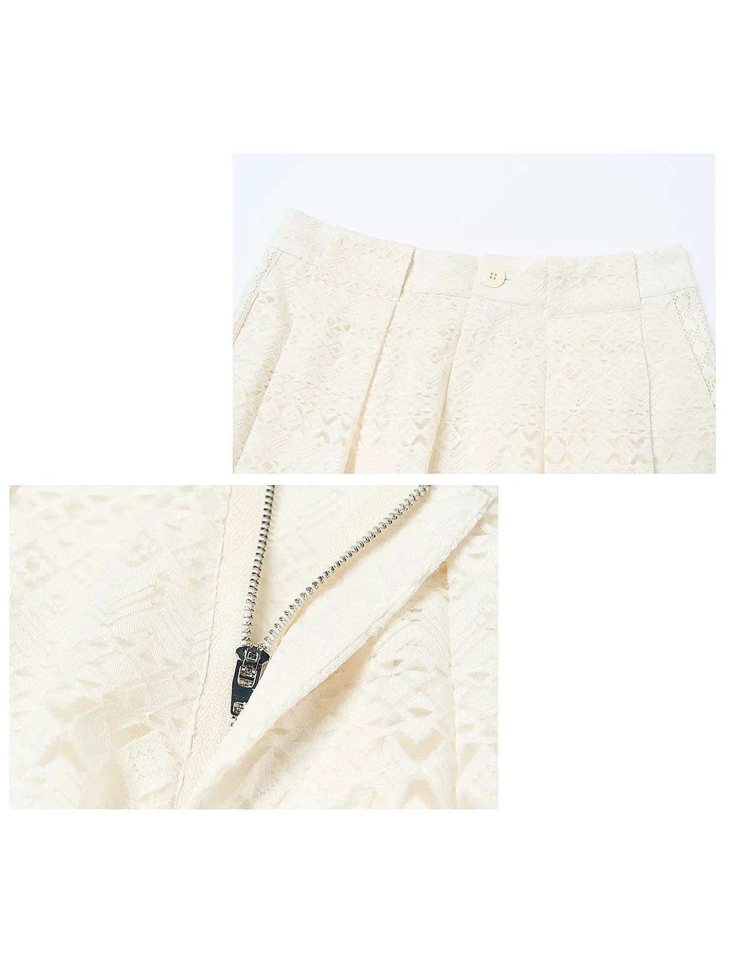 Outtheblue Beaded Drawstring Lace Wide-Leg Palazzo Pants | Canton Collective