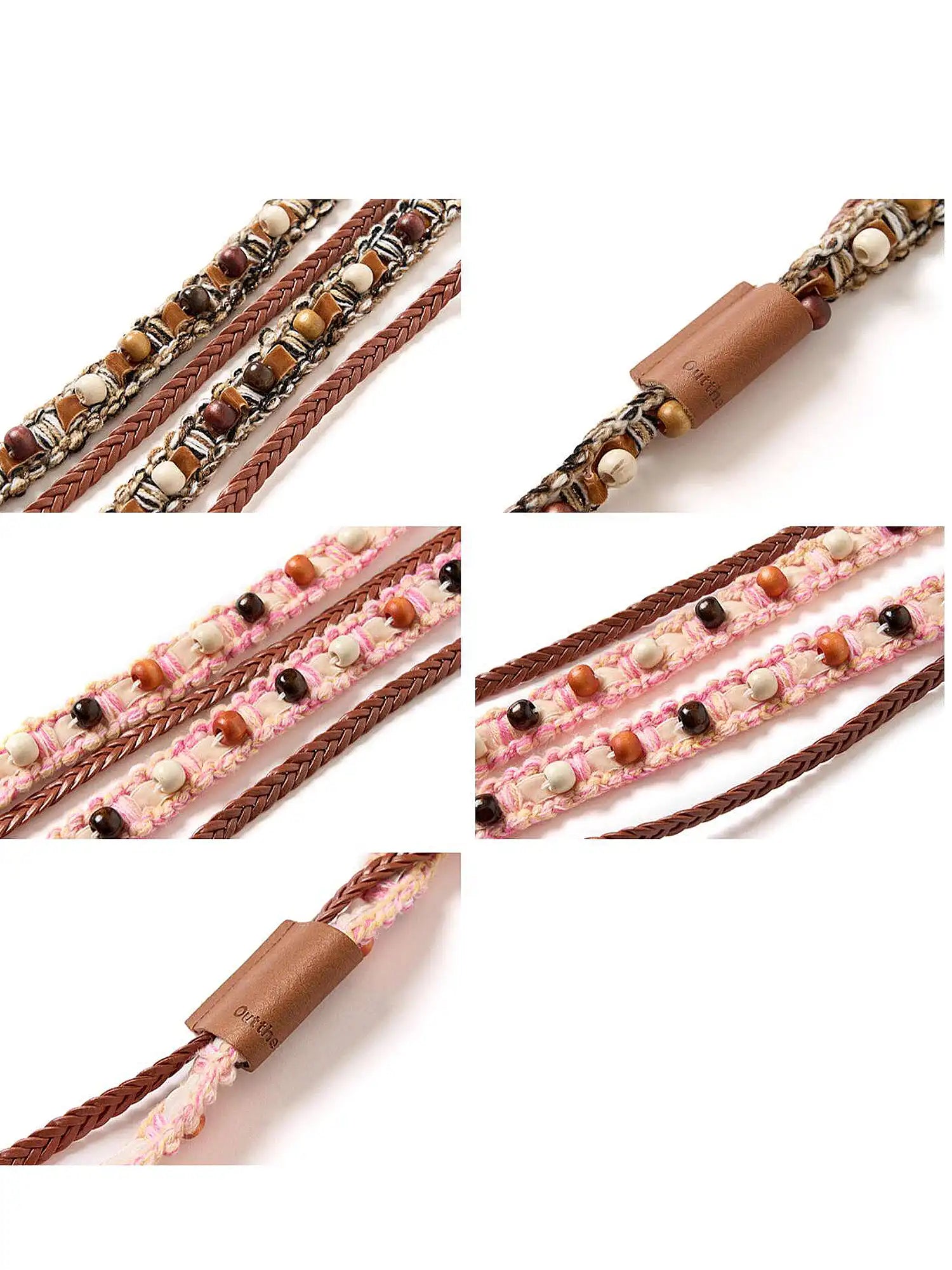 Outtheblue Handwoven Beaded Tie Belt | Canton Collective