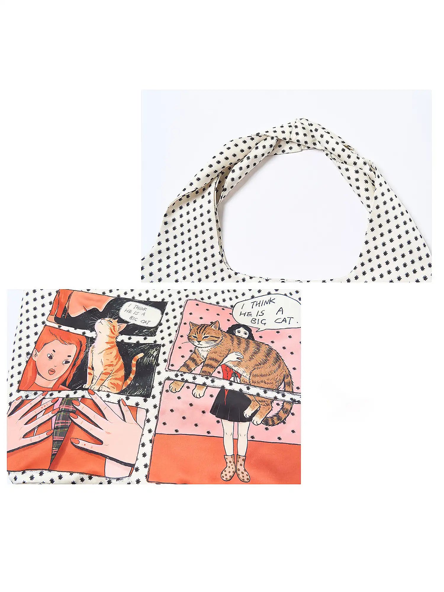 Outtheblue Comic Strip Satin Tote Bag | Canton Collective